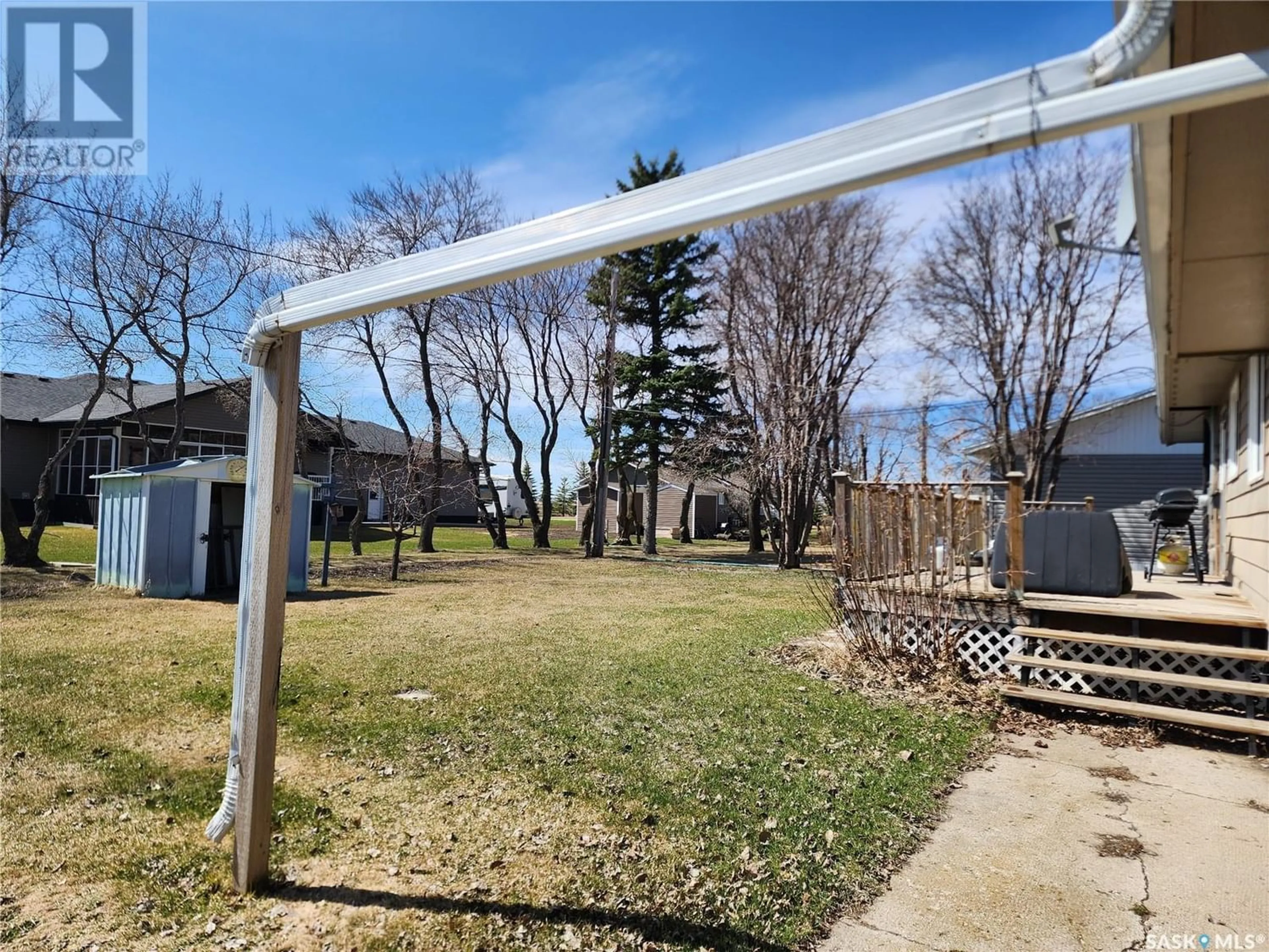 Fenced yard for 707 GREY AVENUE, Grenfell Saskatchewan S0G2B0