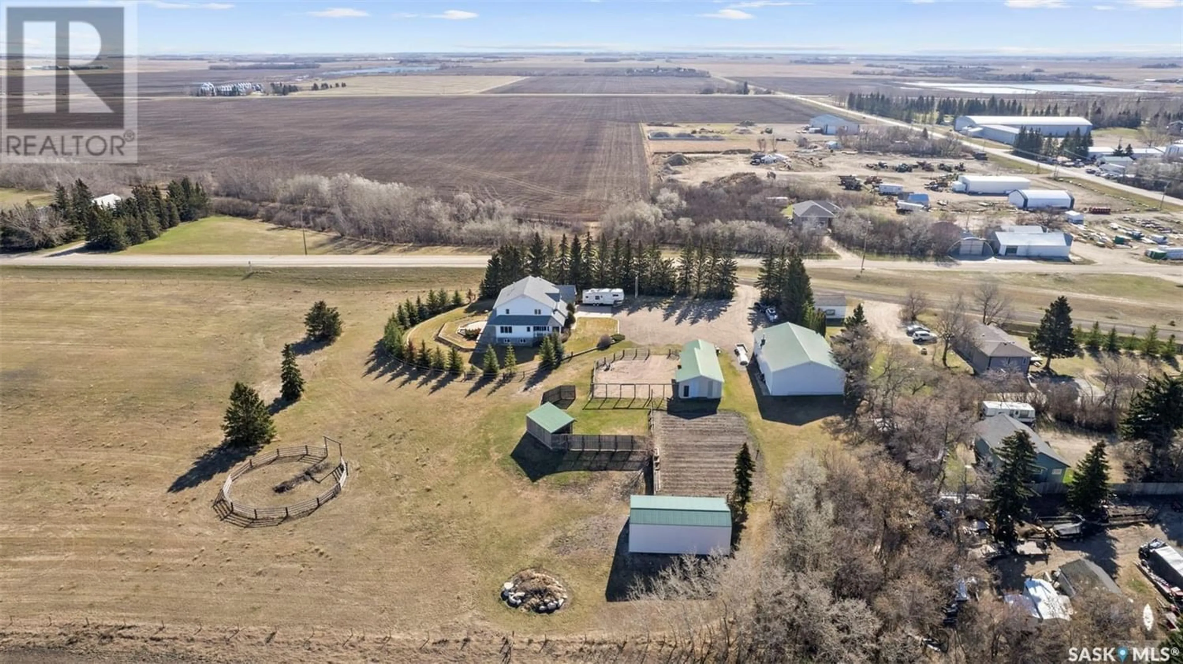 Fenced yard for Rural Address, Waldheim Saskatchewan S0K4R0