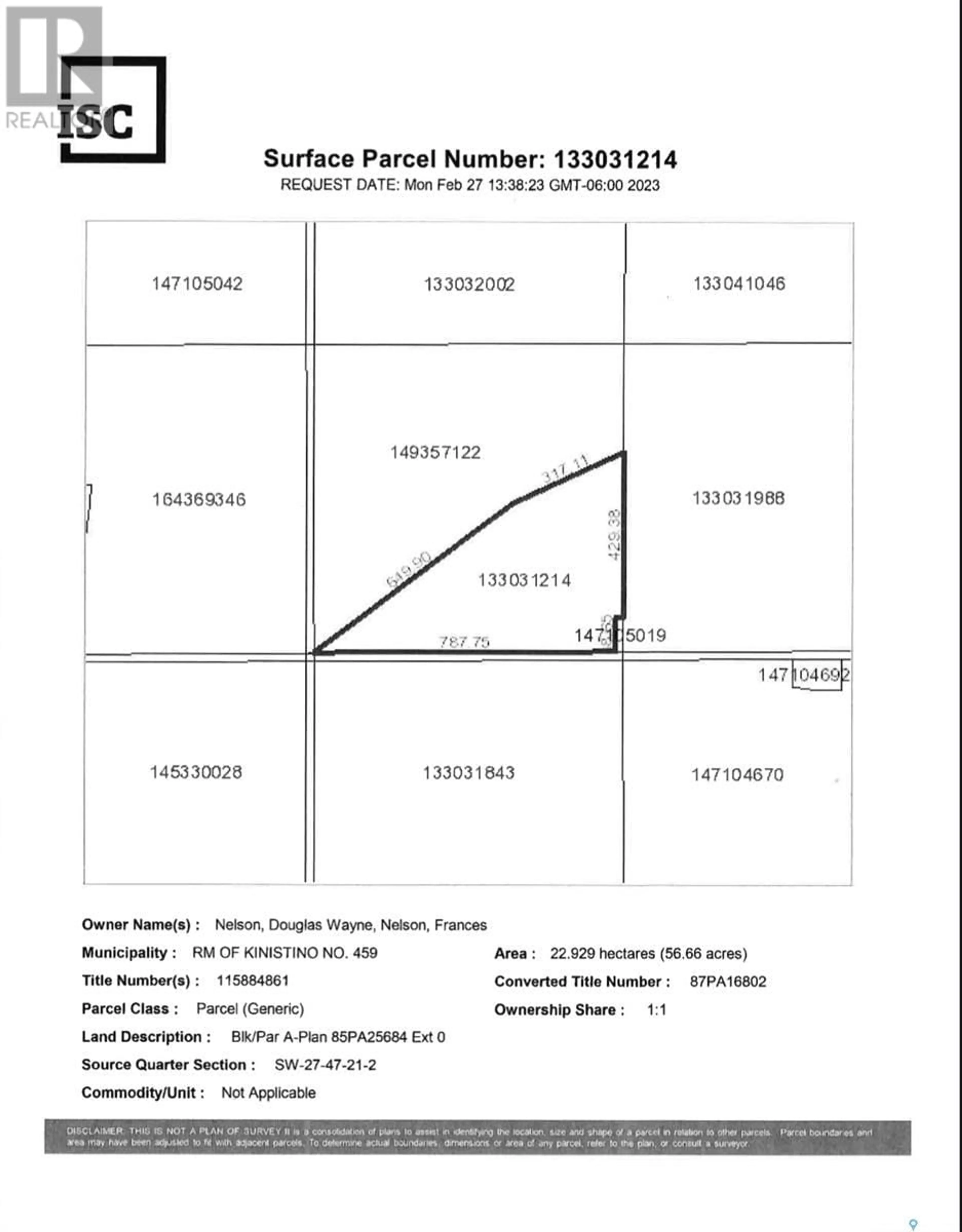 Floor plan for Nelson Acreage SW-27-47-21-W2, Kinistino Rm No. 459 Saskatchewan S0J1H0