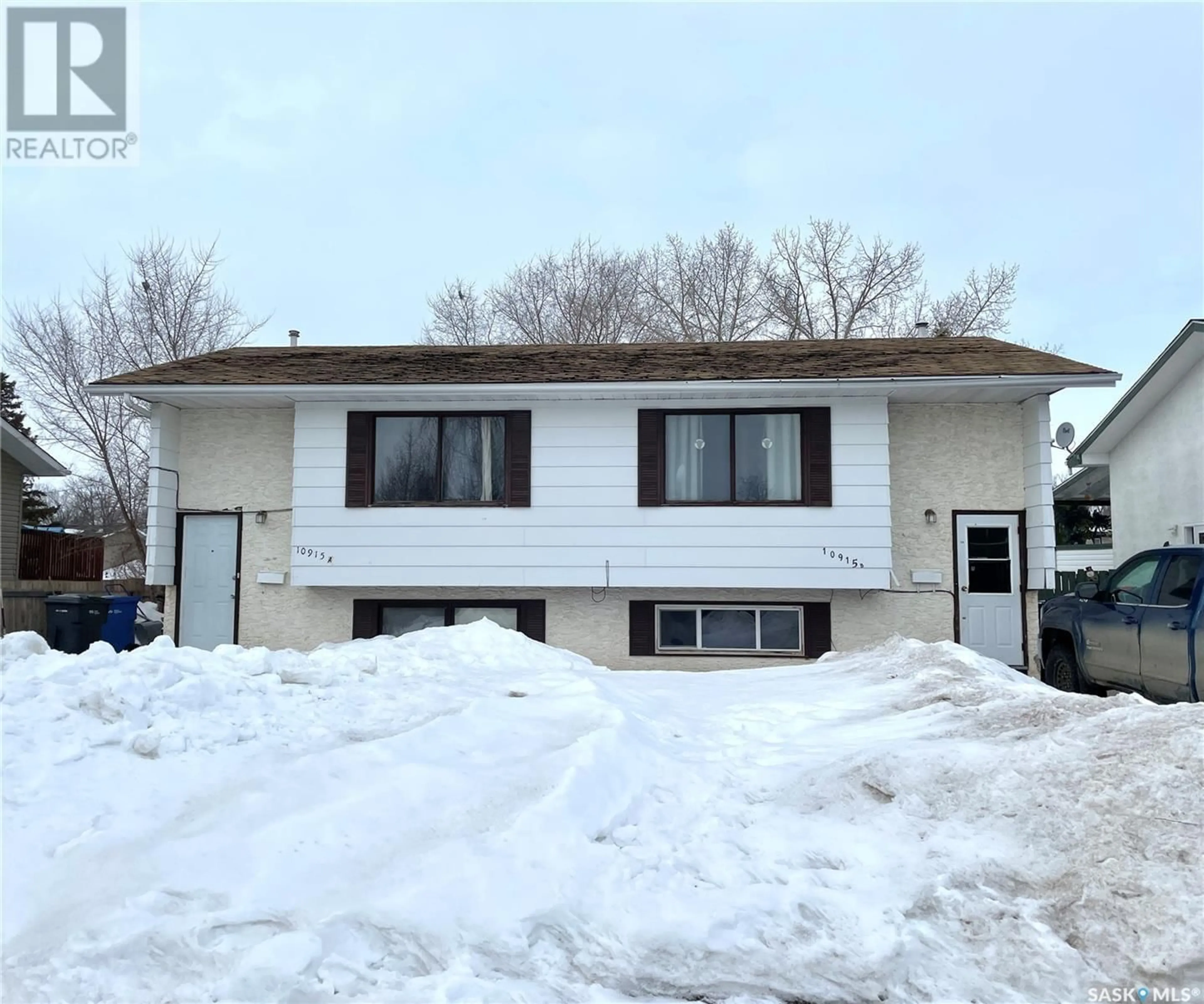 A pic from exterior of the house or condo for 10915 A/B Scott DRIVE, North Battleford Saskatchewan S9A3N2
