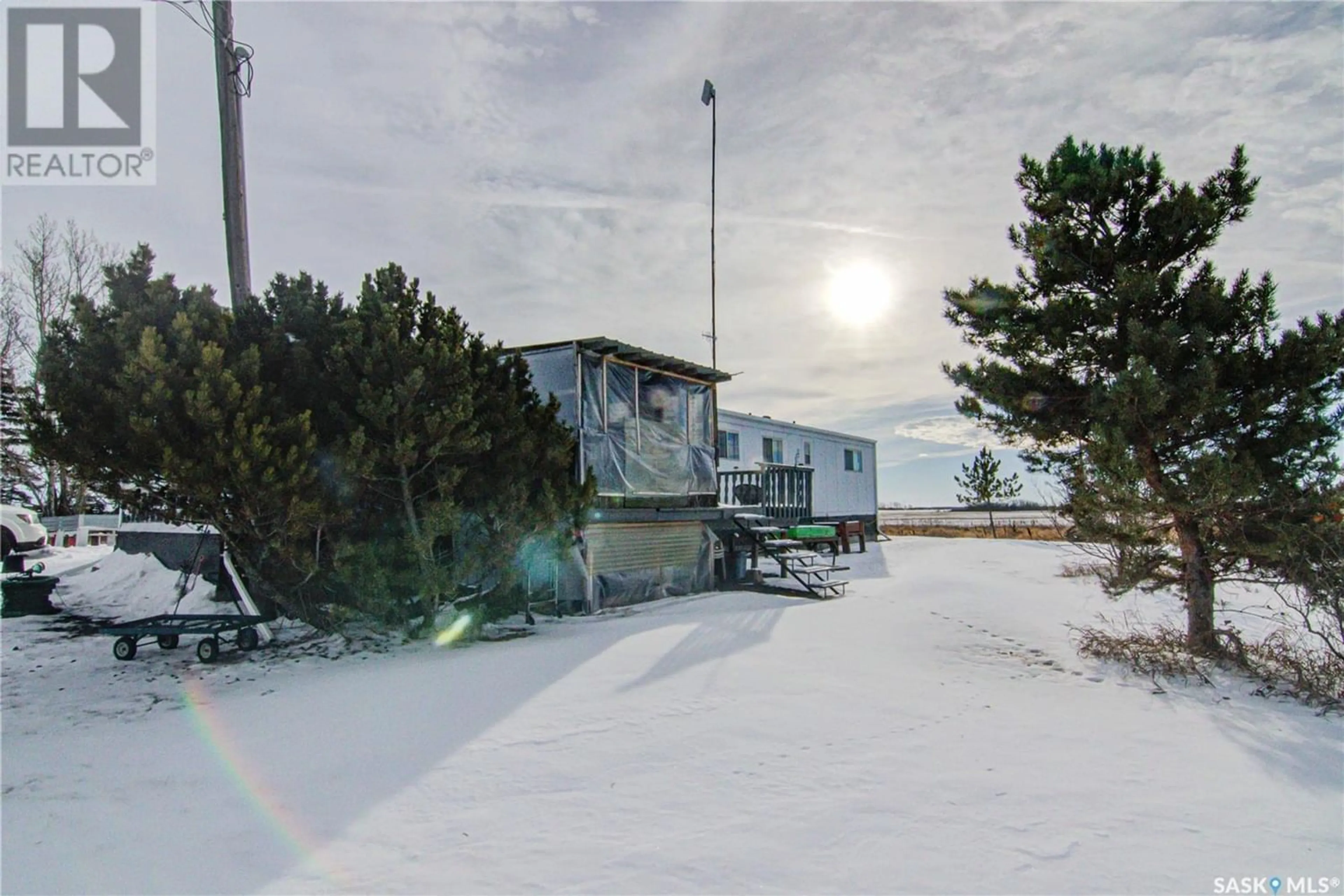 A pic from exterior of the house or condo, the street view for HWY 3/368 Junction Acreage, Fletts Springs Rm No. 429 Saskatchewan S0J0C0