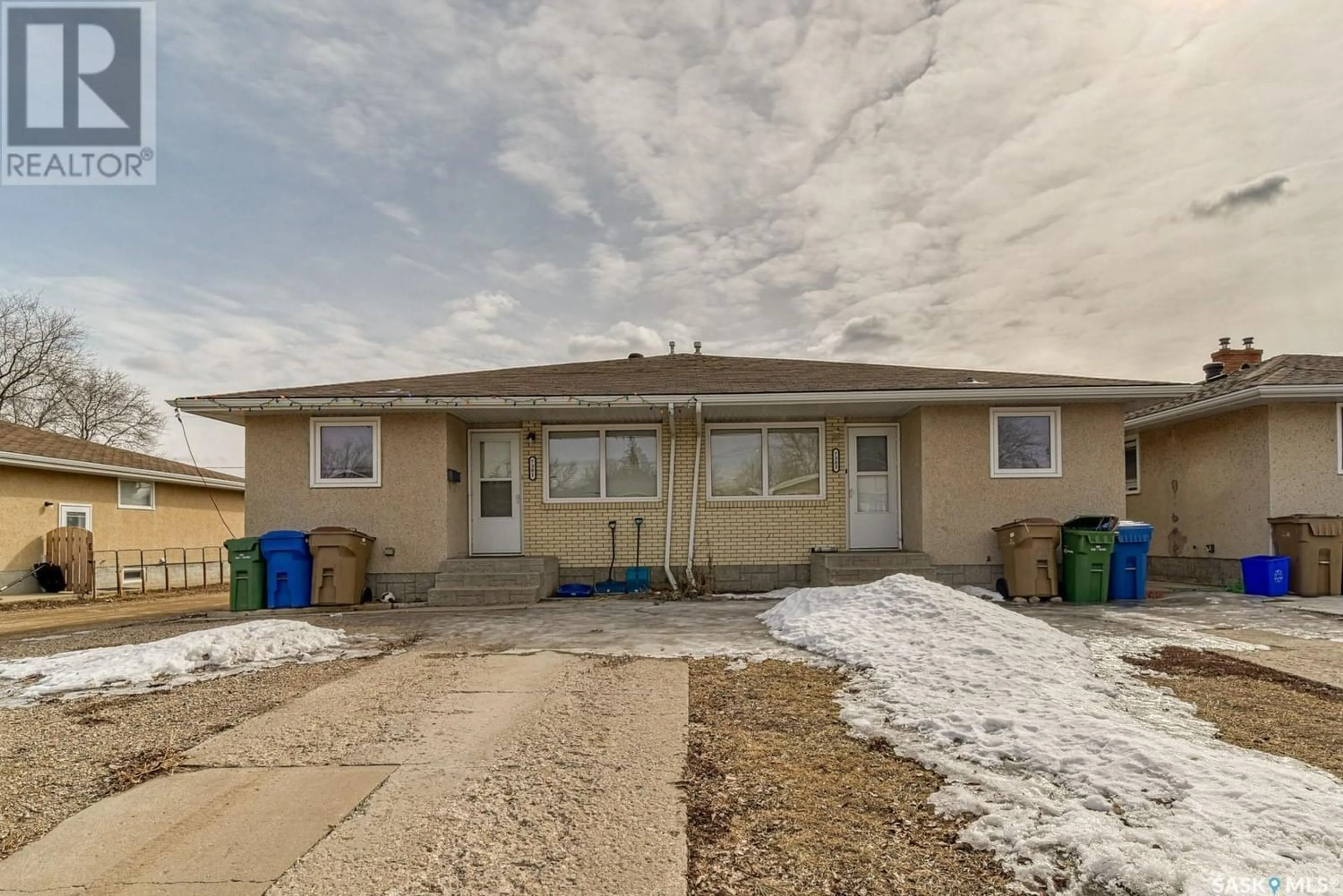 A pic from exterior of the house or condo for 7301-7303 Bowman AVENUE, Regina Saskatchewan S4T6K9