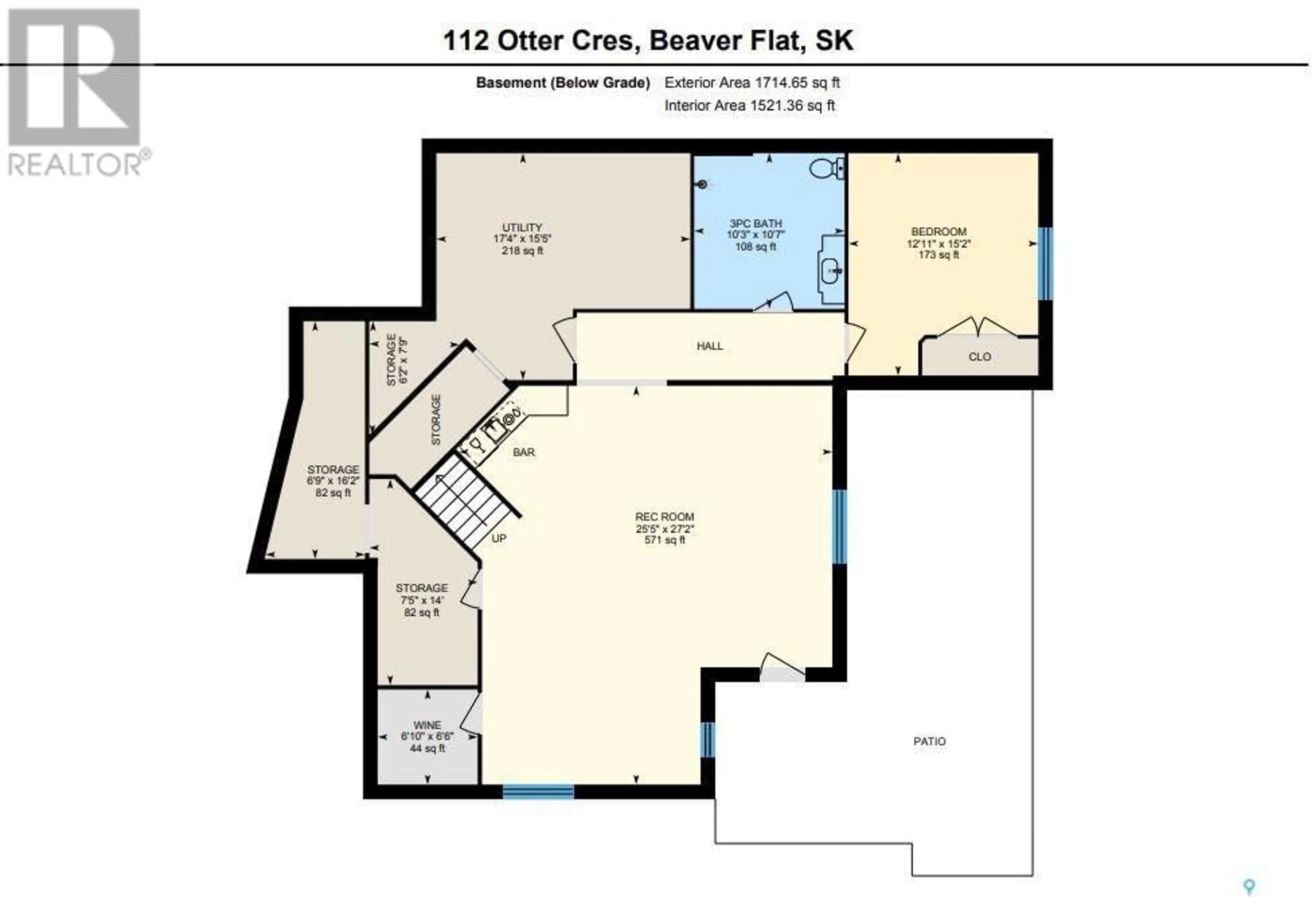 Floor plan for 112 Otter CRESCENT, Beaver Flat Saskatchewan S0N2P0