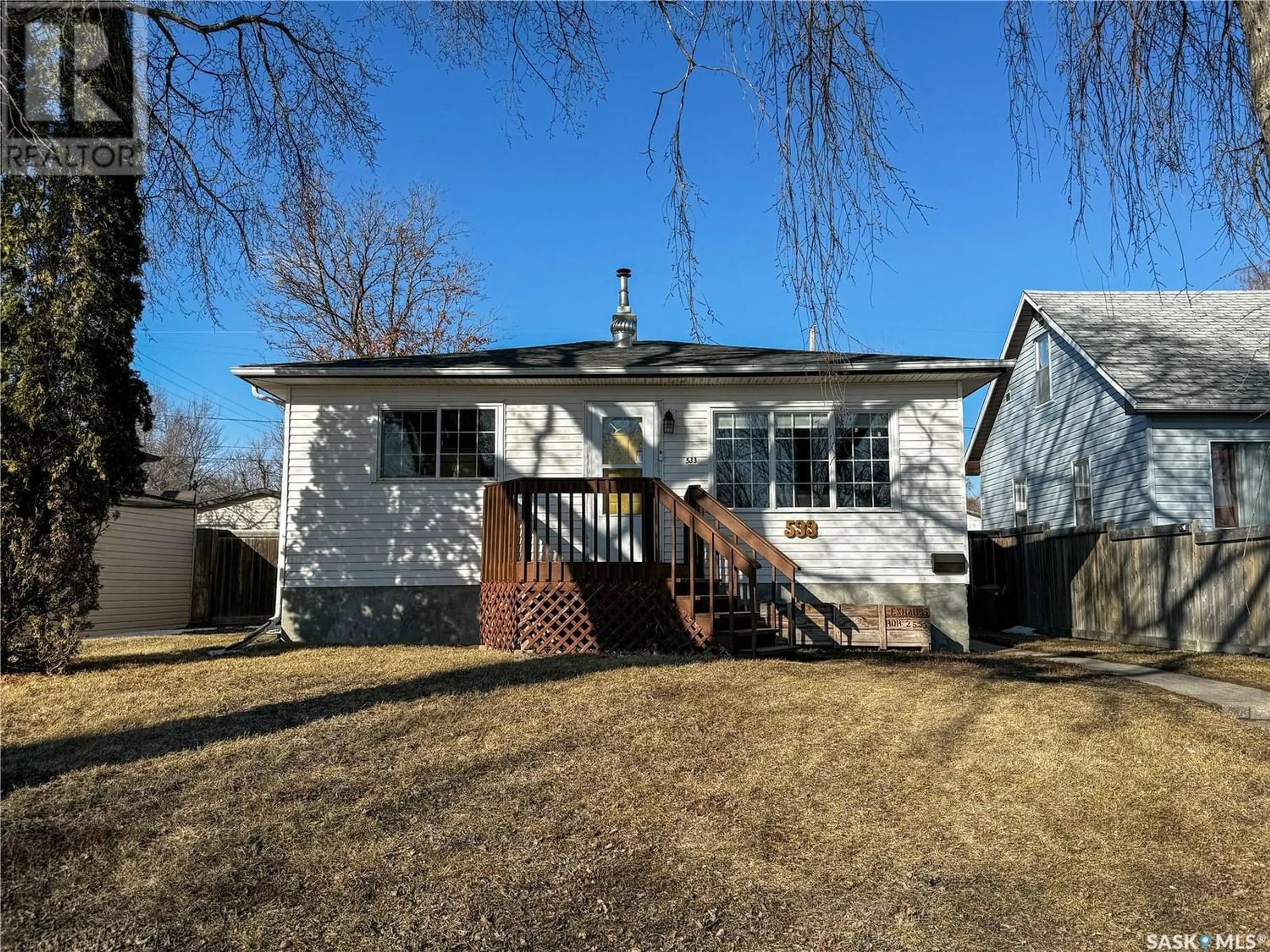 Frontside or backside of a home for 533 First STREET, Estevan Saskatchewan S4A0E7