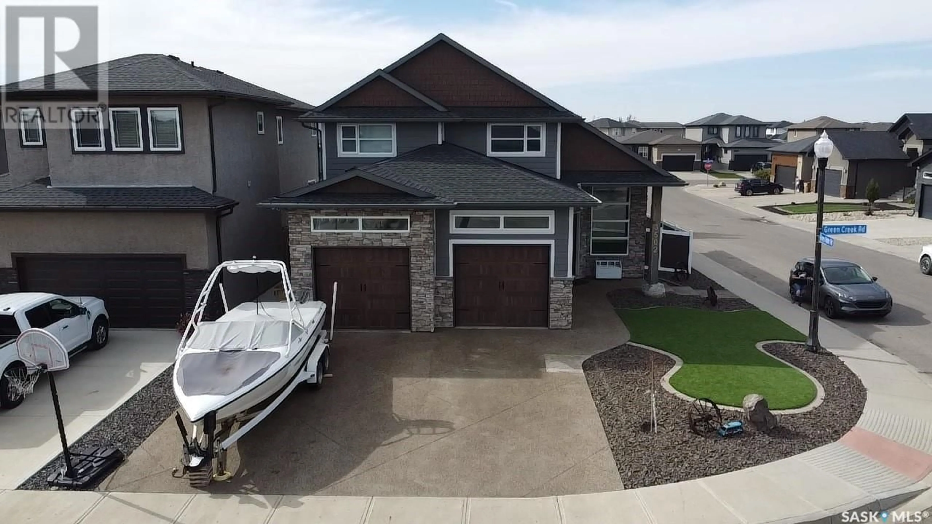 Frontside or backside of a home for 3502 Green Creek ROAD, Regina Saskatchewan S4V3H2