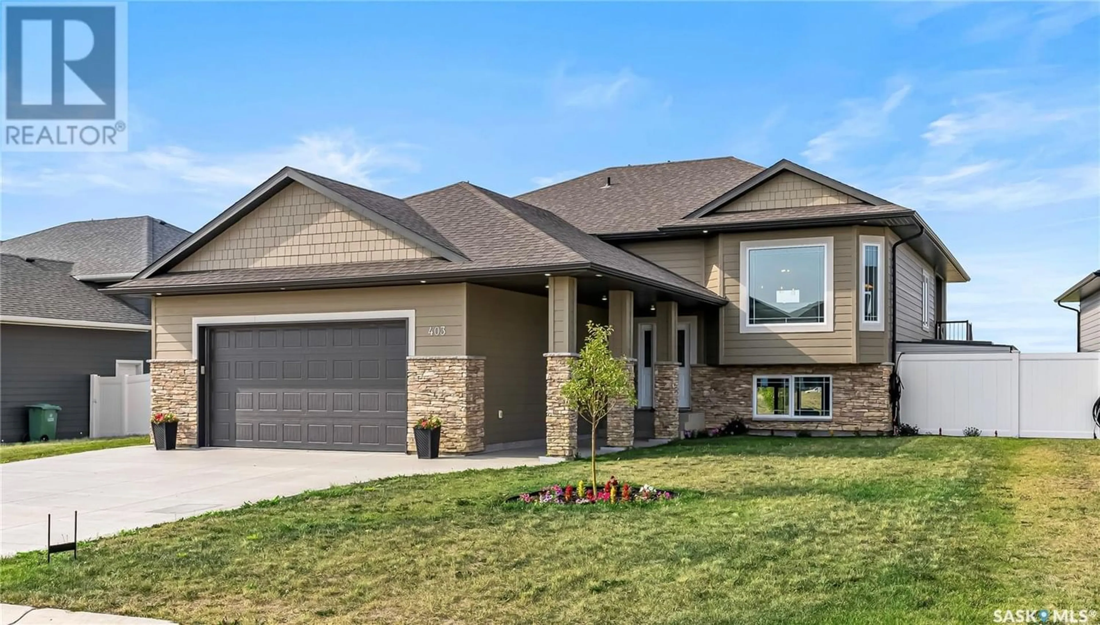 Home with brick exterior material for 403 Prairie View DRIVE, Dundurn Saskatchewan S0K1K1