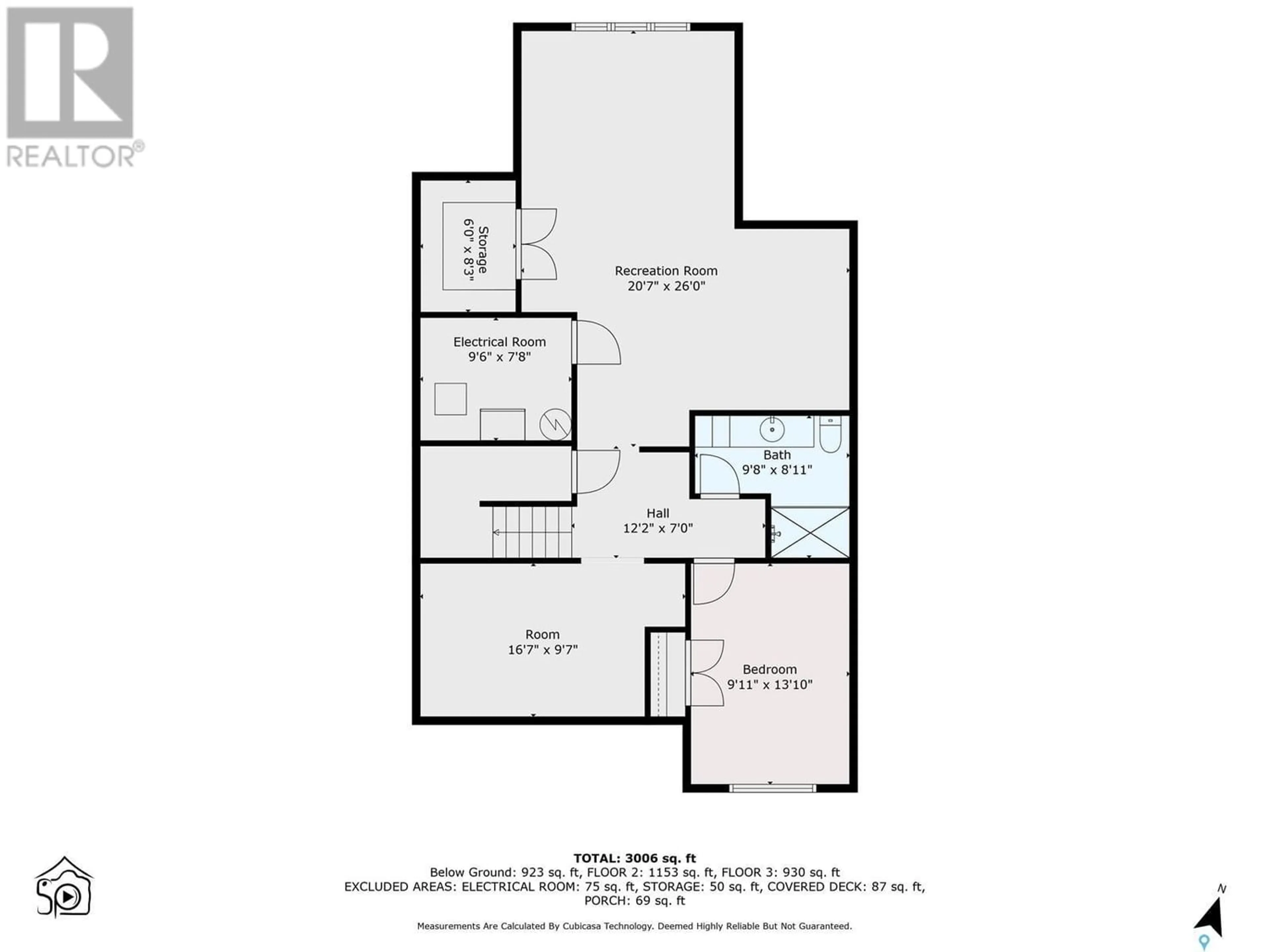Floor plan for 1309 15th STREET E, Saskatoon Saskatchewan S7N0R8