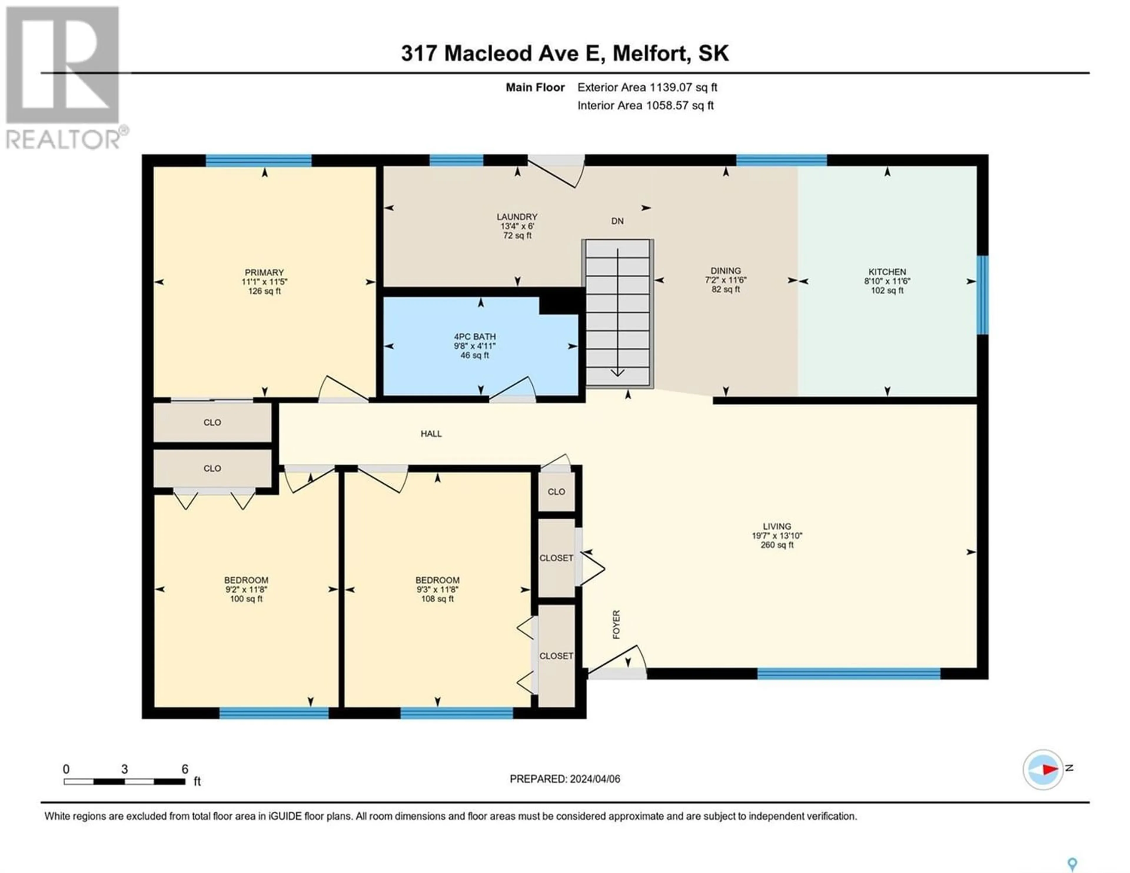 Floor plan for 317 Macleod AVENUE E, Melfort Saskatchewan S0E1A0