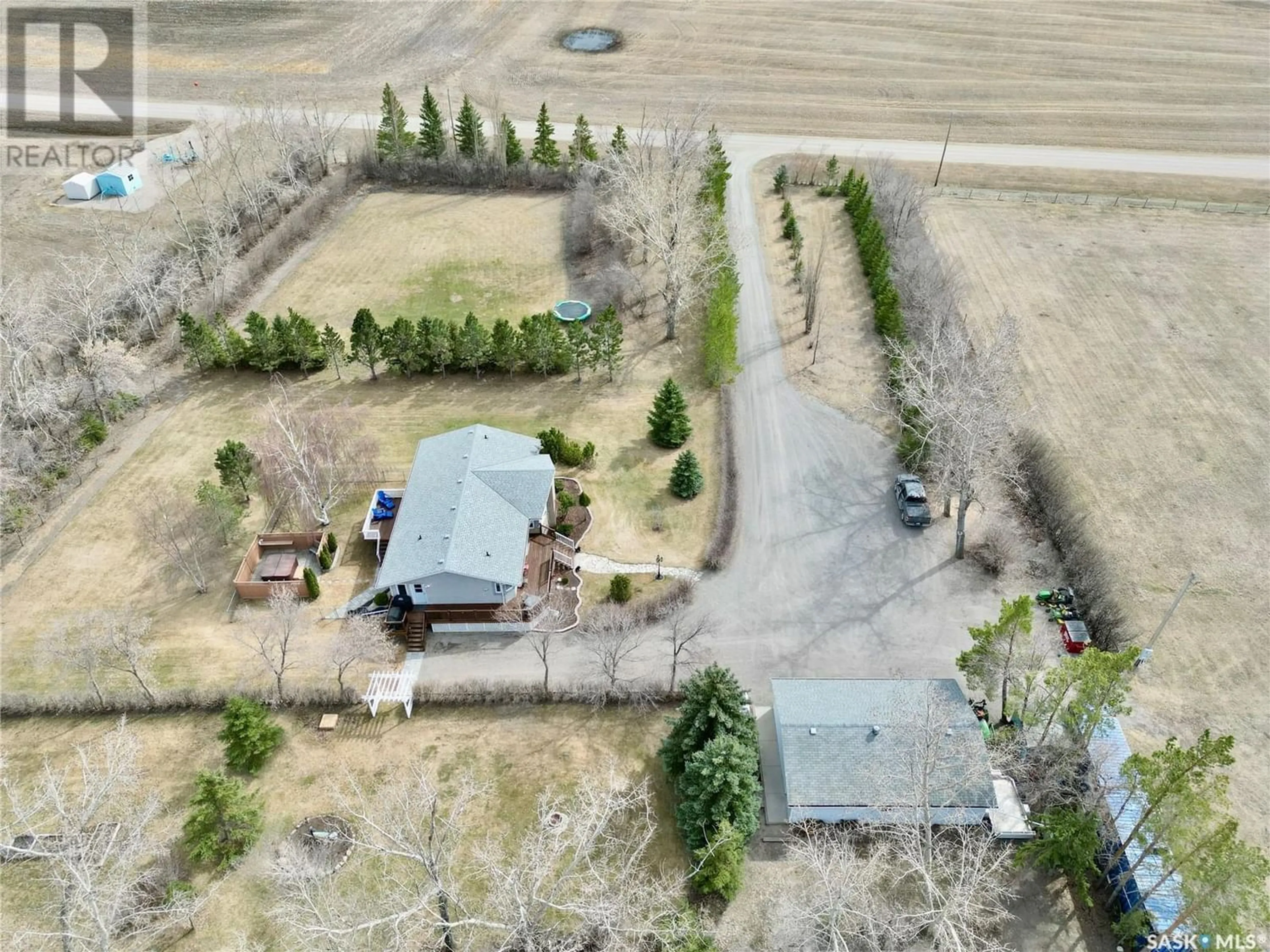 Fenced yard for Balgonie Acreage - 10.71 Acres, Balgonie Saskatchewan S0G0E0