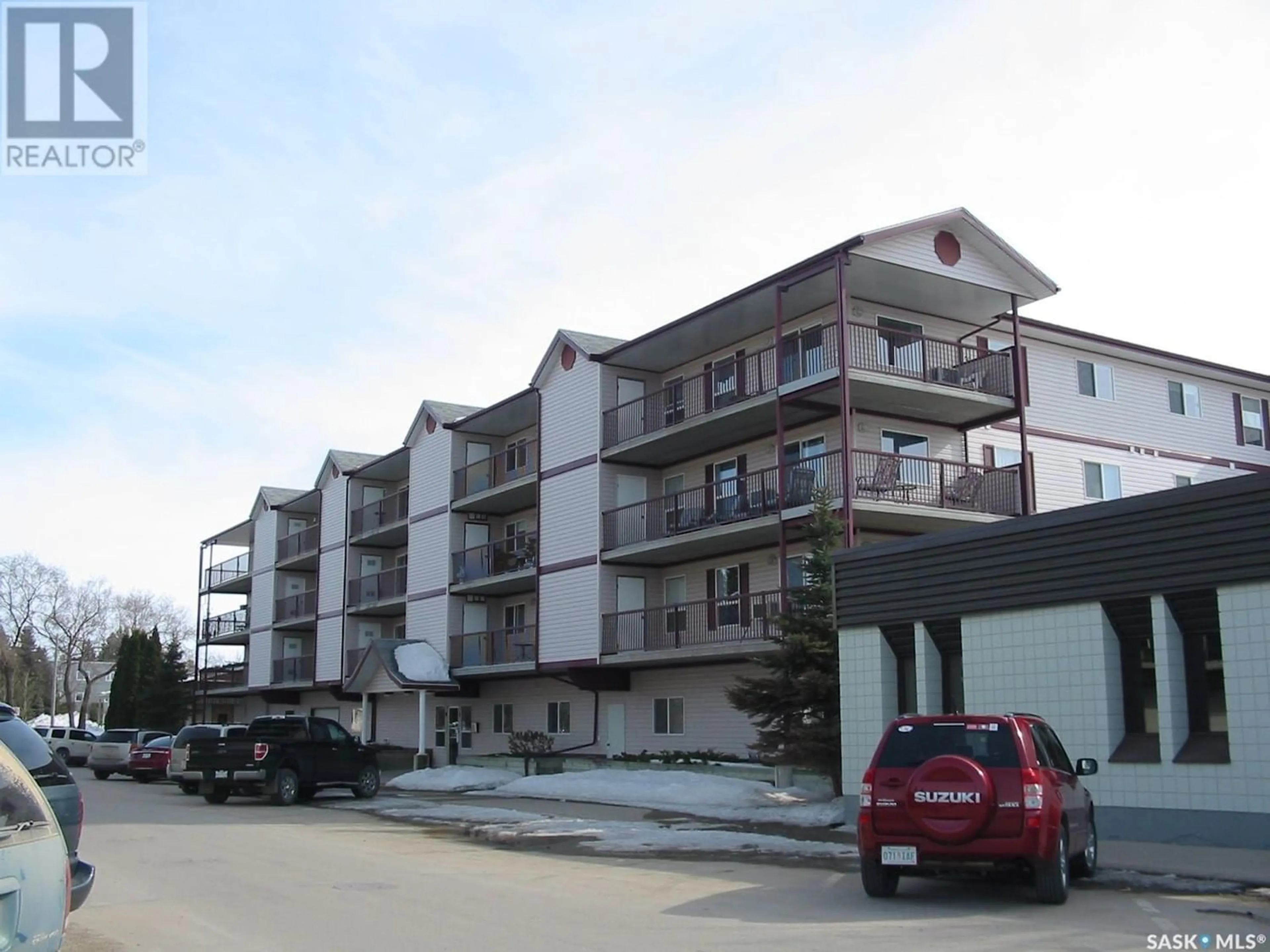 A pic from exterior of the house or condo for 308 220 1st STREET E, Nipawin Saskatchewan S0E1E0