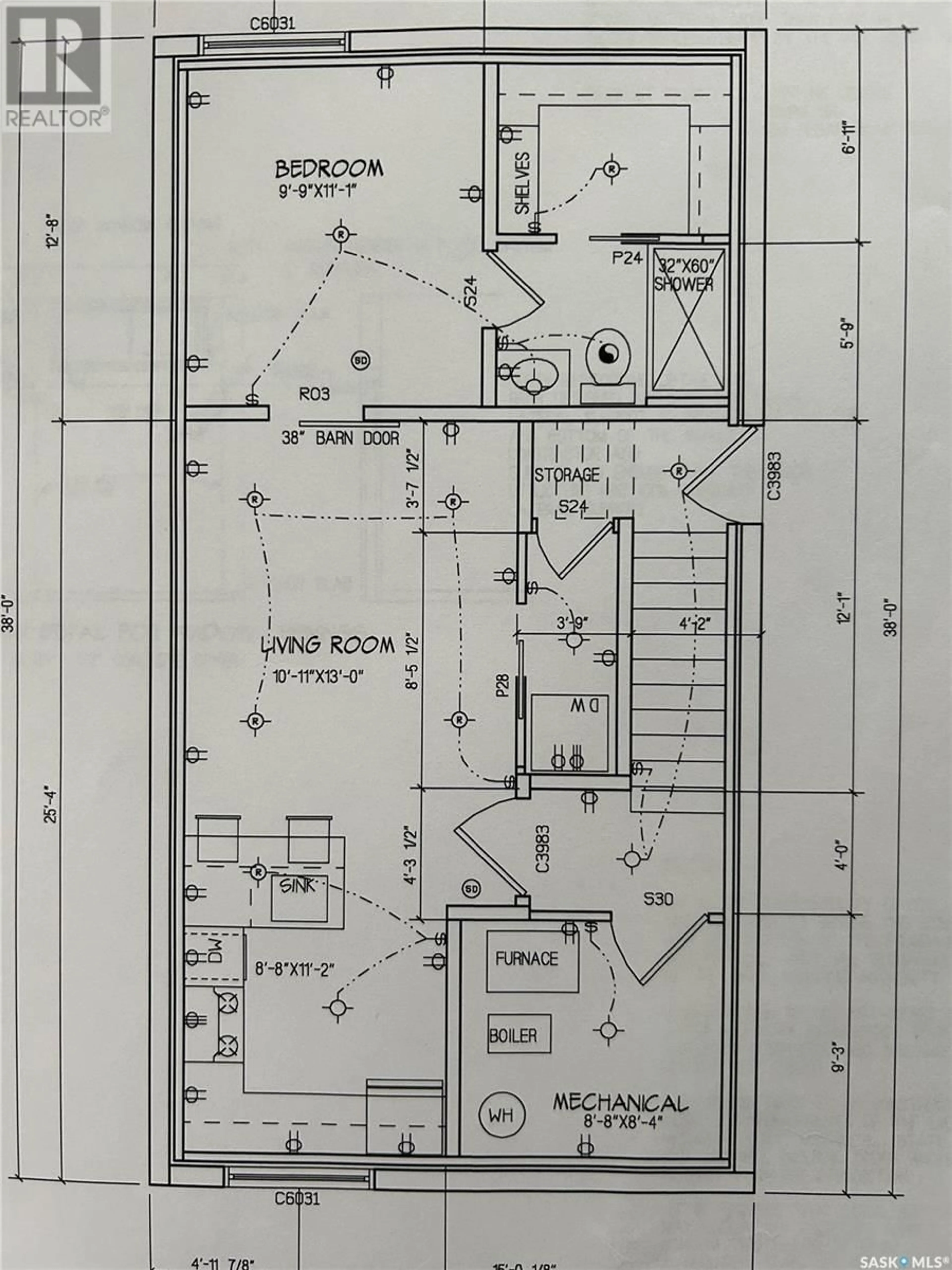 Floor plan for 129A 107th STREET, Saskatoon Saskatchewan S7W1E9
