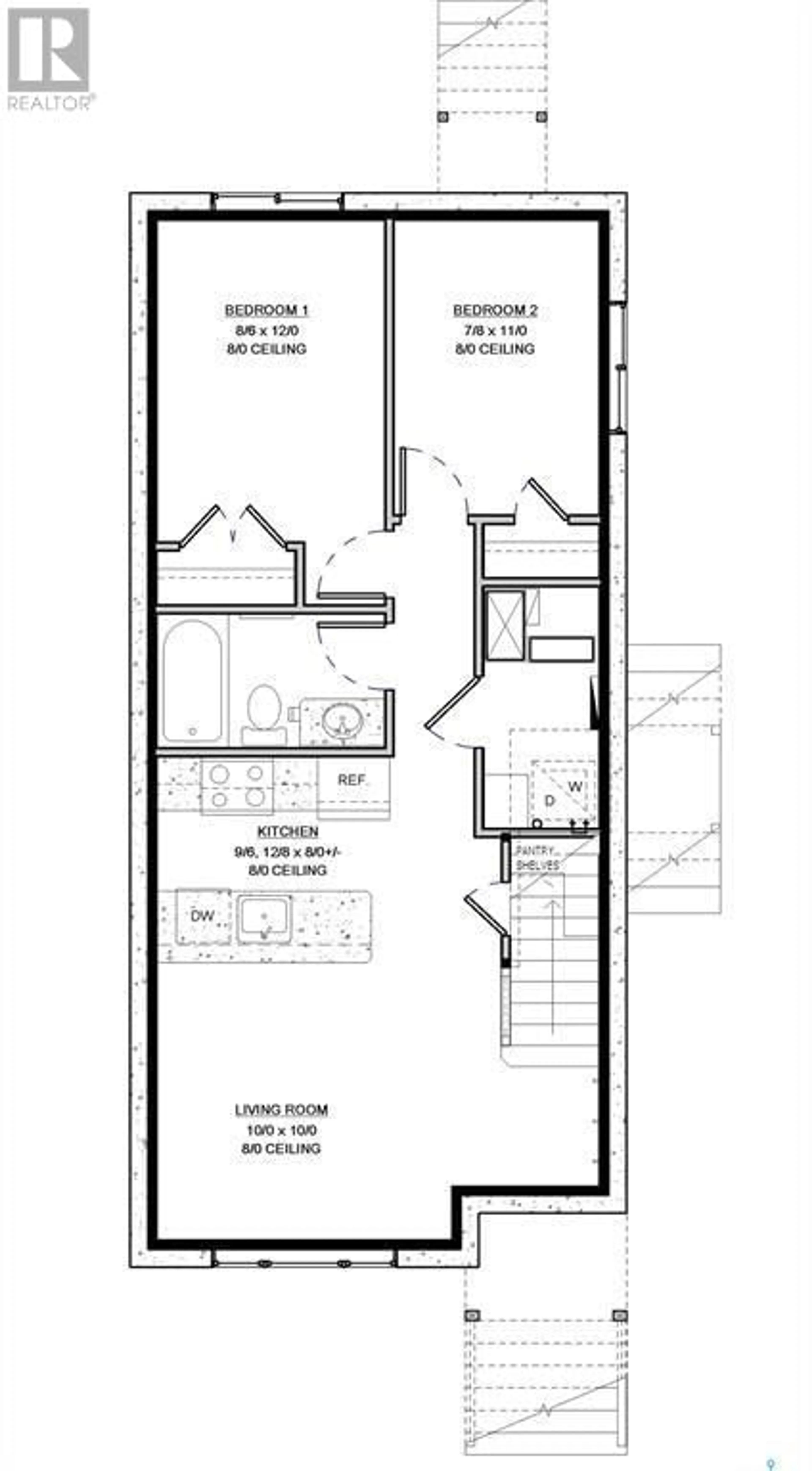 Floor plan for 2217 Wascana STREET, Regina Saskatchewan S4T4K3