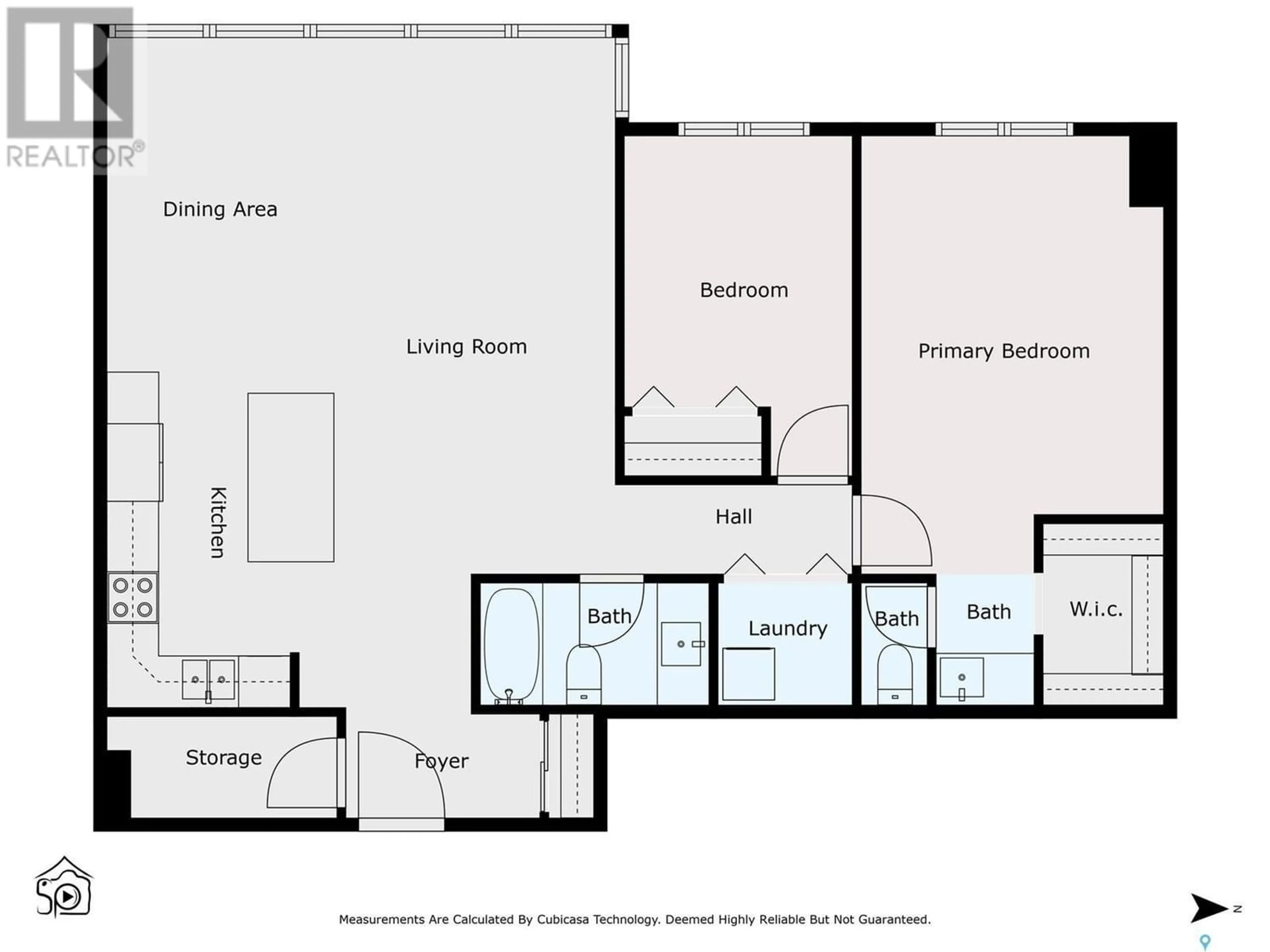 Floor plan for 1704 315 5th AVENUE N, Saskatoon Saskatchewan S7K5Z8