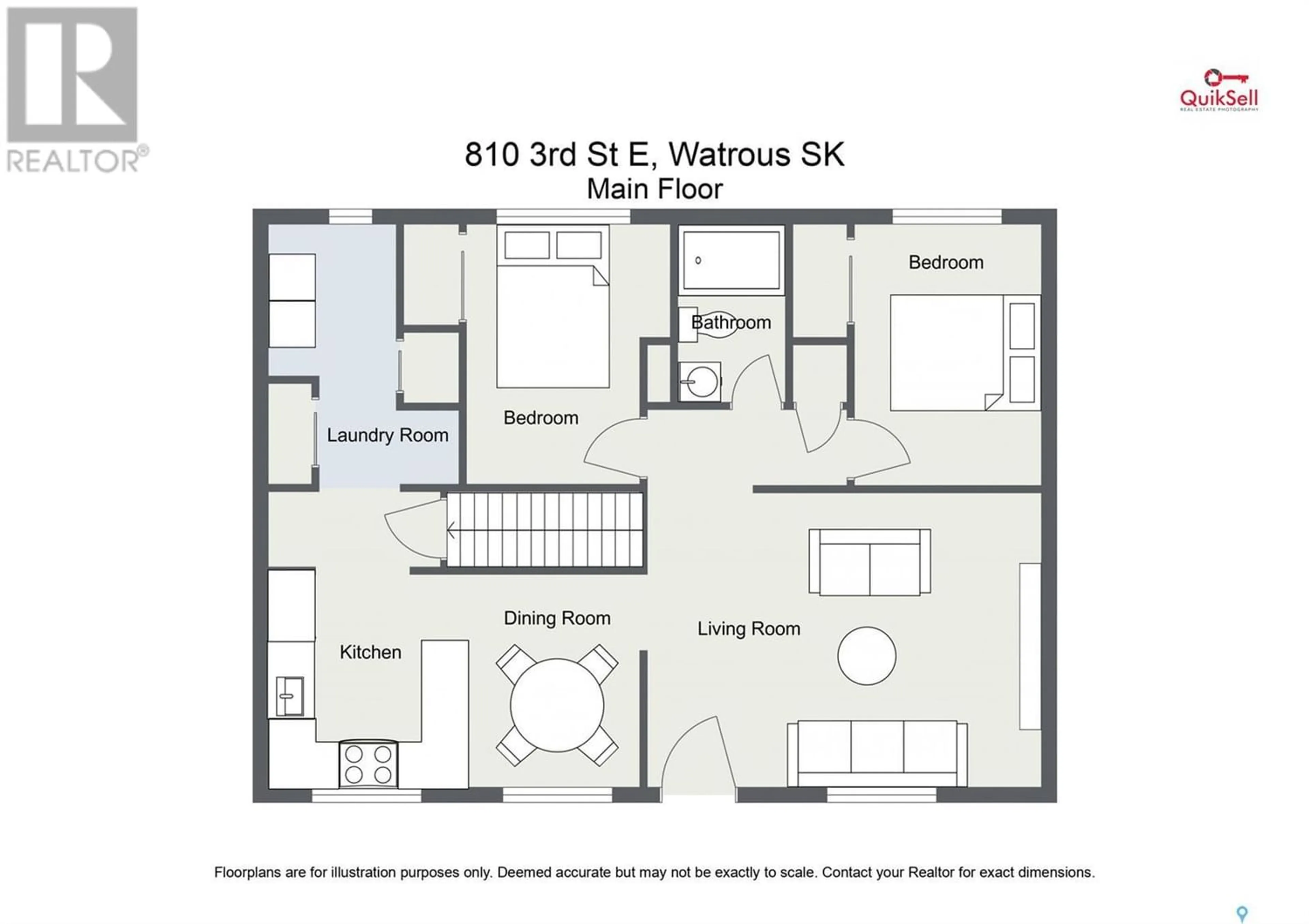 Floor plan for 810 3rd STREET E, Watrous Saskatchewan S0K4T0