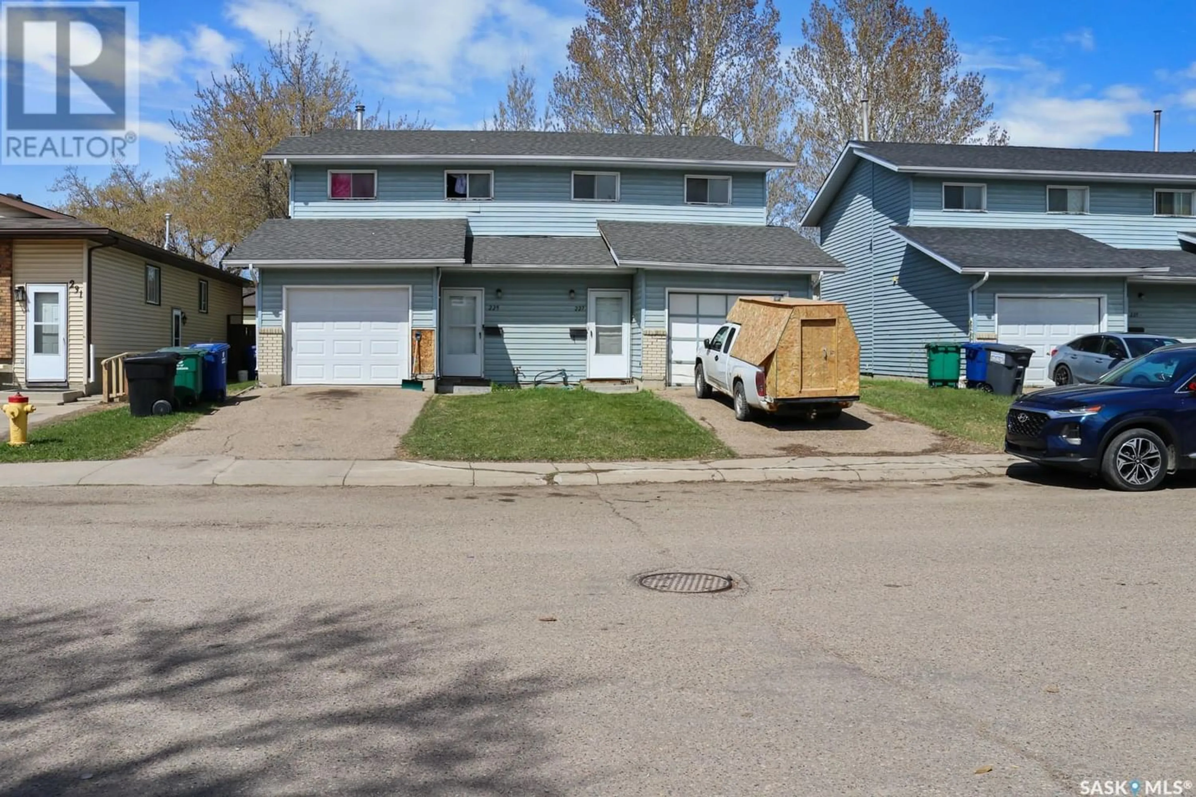 A pic from exterior of the house or condo for 227-229 Wakabayashi WAY, Saskatoon Saskatchewan S7K7M4