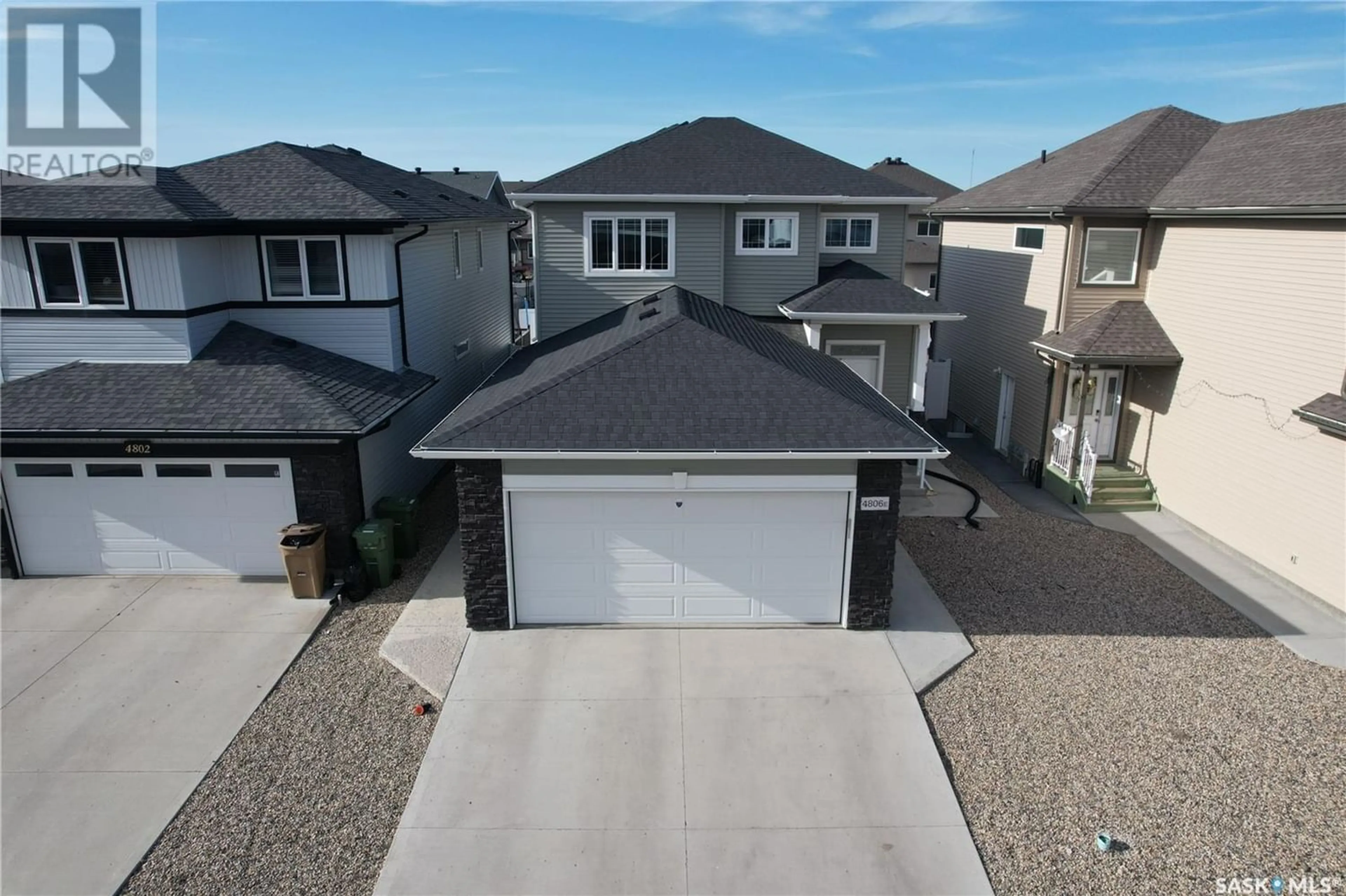 Frontside or backside of a home for 4806 Green Brooks WAY E, Regina Saskatchewan S4V3K6
