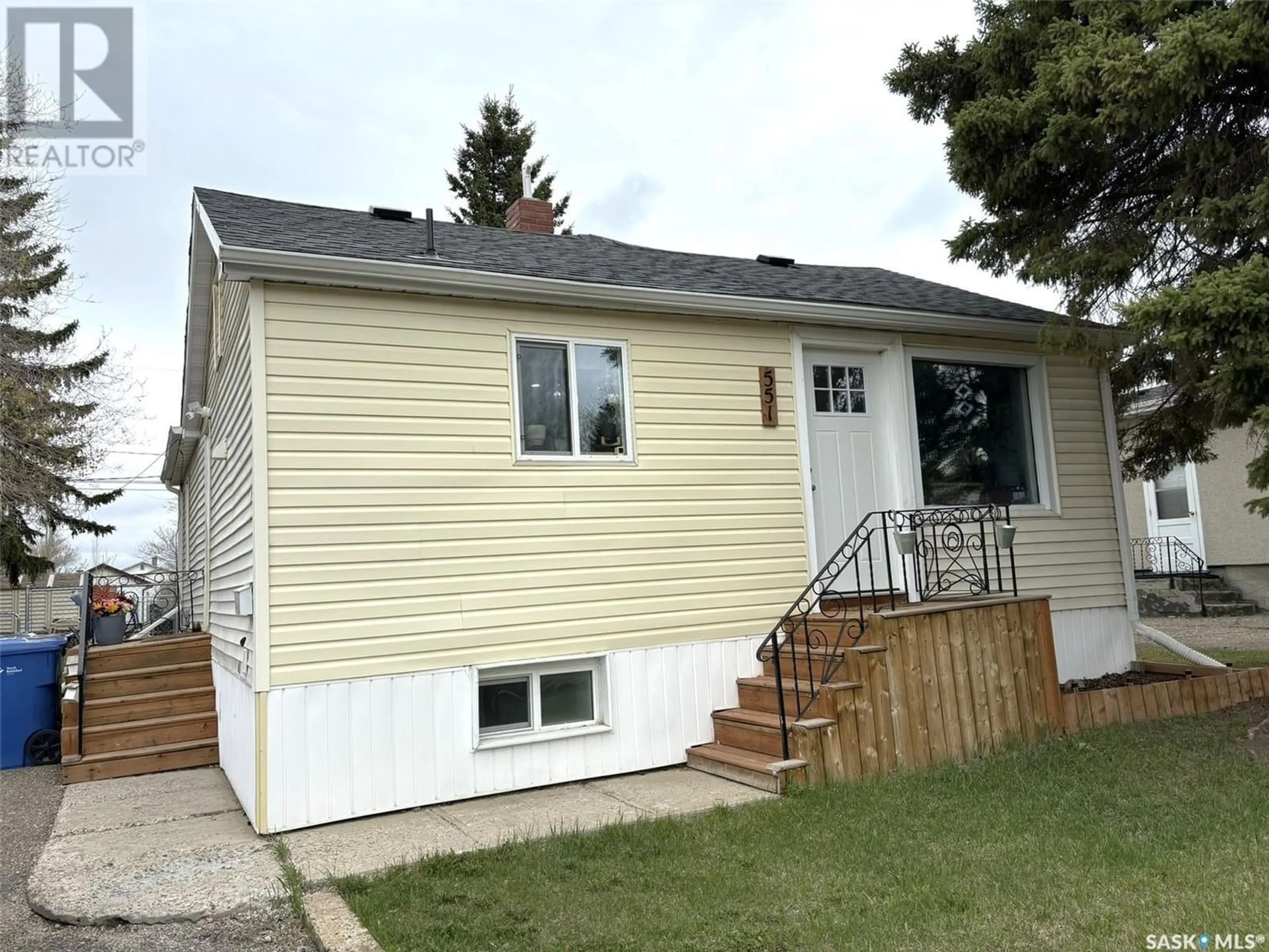 Frontside or backside of a home for 551 103rd STREET, North Battleford Saskatchewan S9A1J6