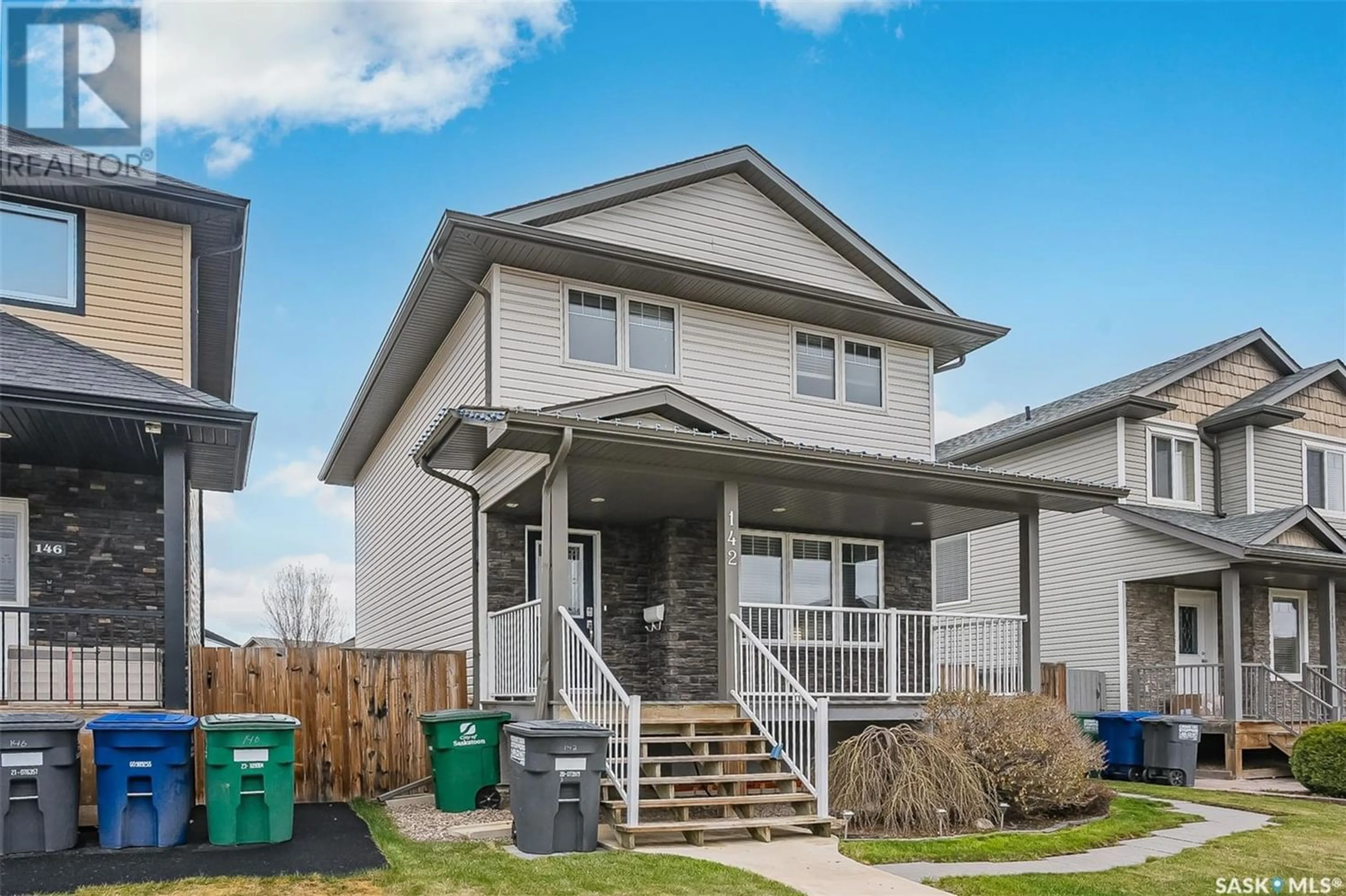 Frontside or backside of a home for 142 West Hampton BOULEVARD, Saskatoon Saskatchewan S7R0B8