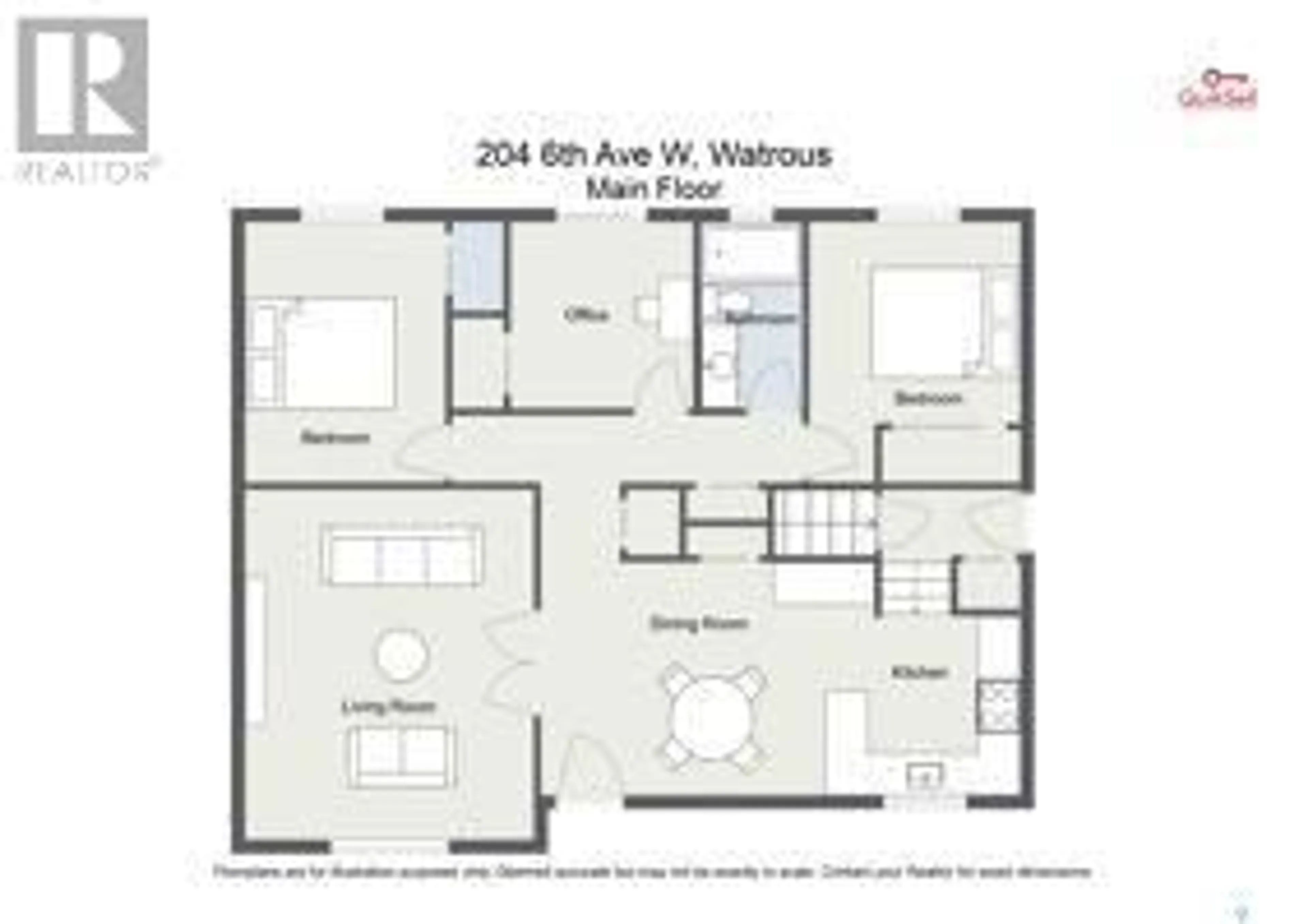 Floor plan for 204 6th AVENUE W, Watrous Saskatchewan S0K4T0