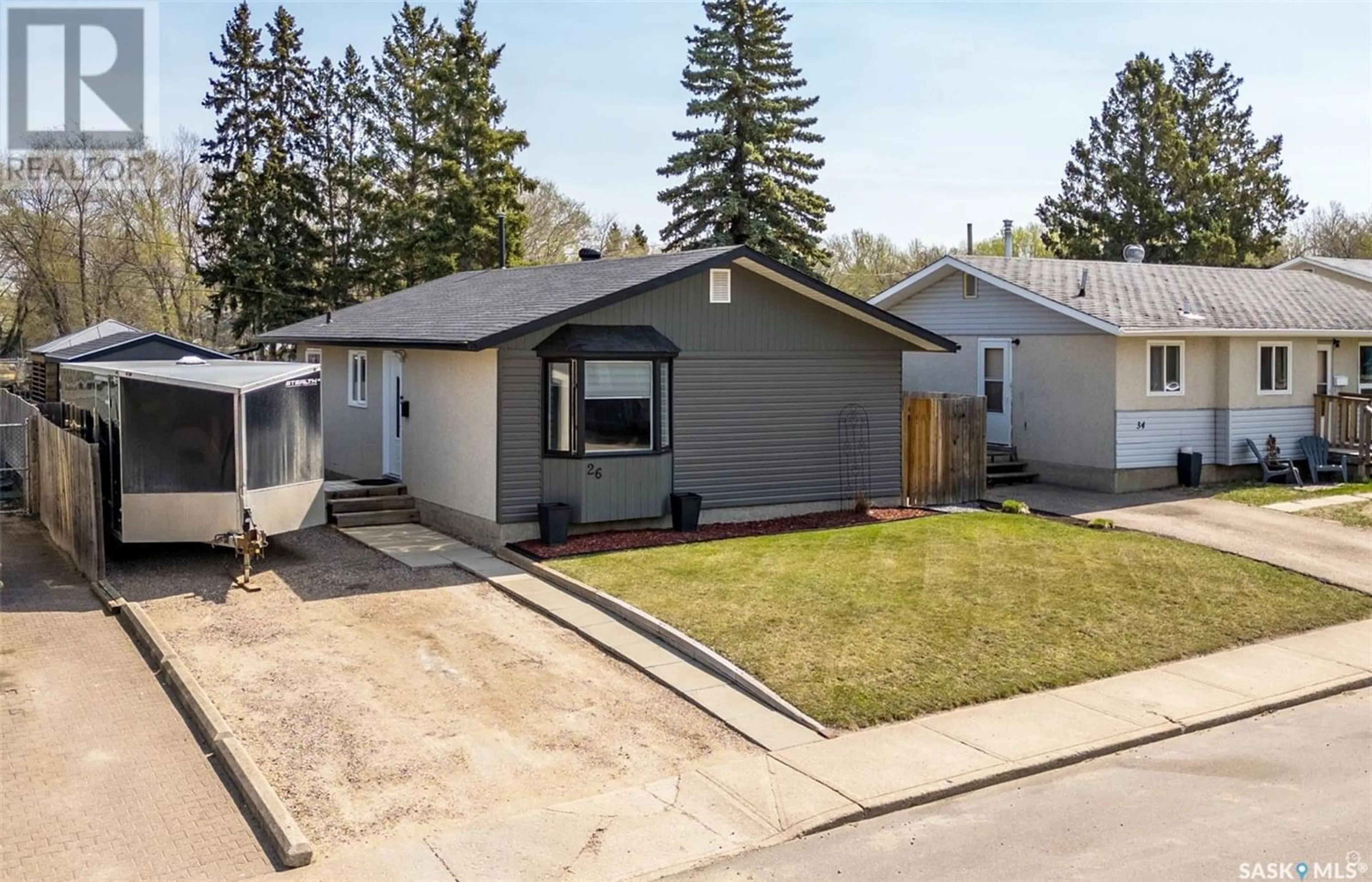 Frontside or backside of a home for 26 Knowles PLACE, Prince Albert Saskatchewan S6V6A3