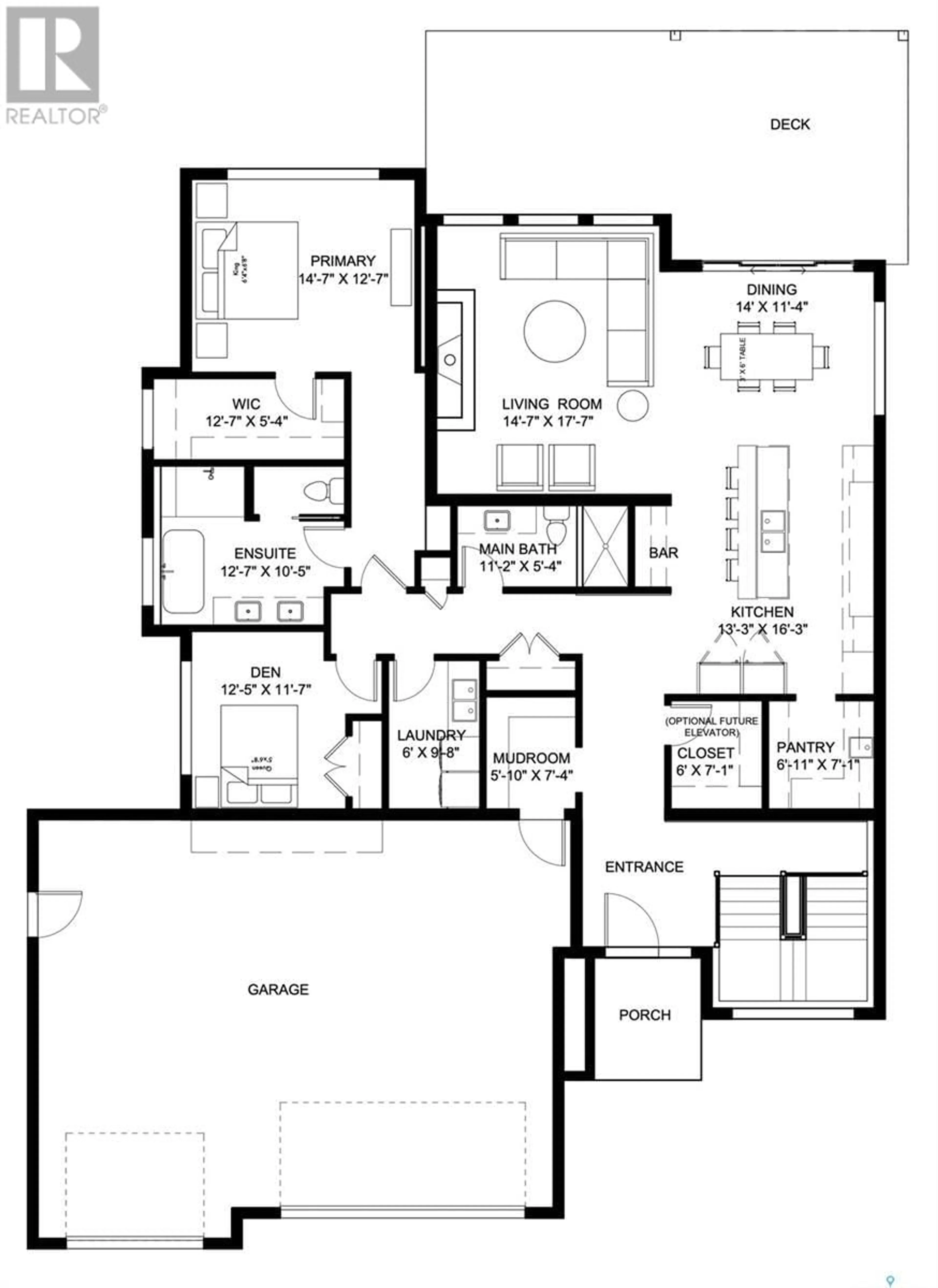 Floor plan for 506 Edgemont STREET, Corman Park Rm No. 344 Saskatchewan S7T0Z7