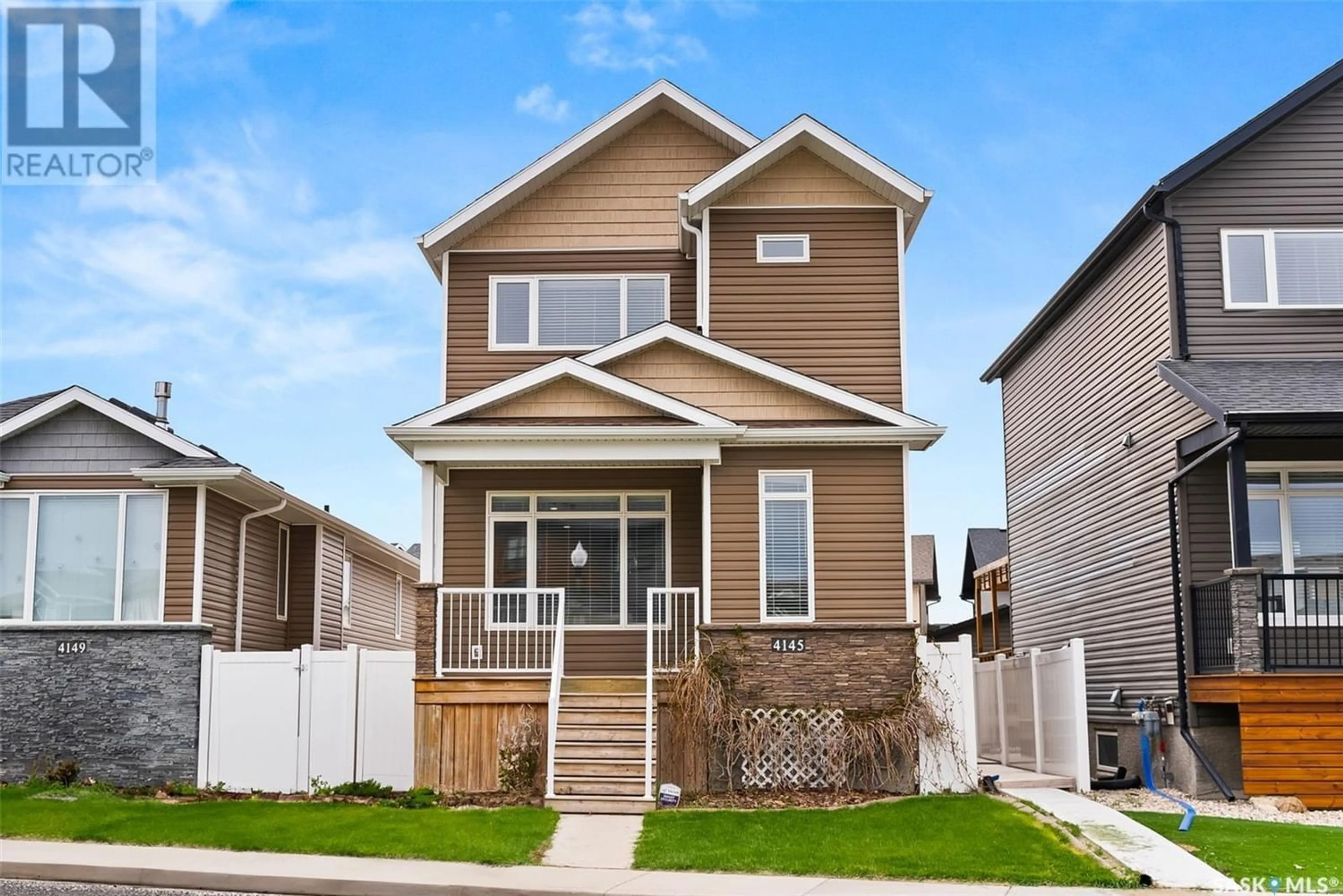 Frontside or backside of a home for 4145 Green Olive WAY E, Regina Saskatchewan S4V1P8