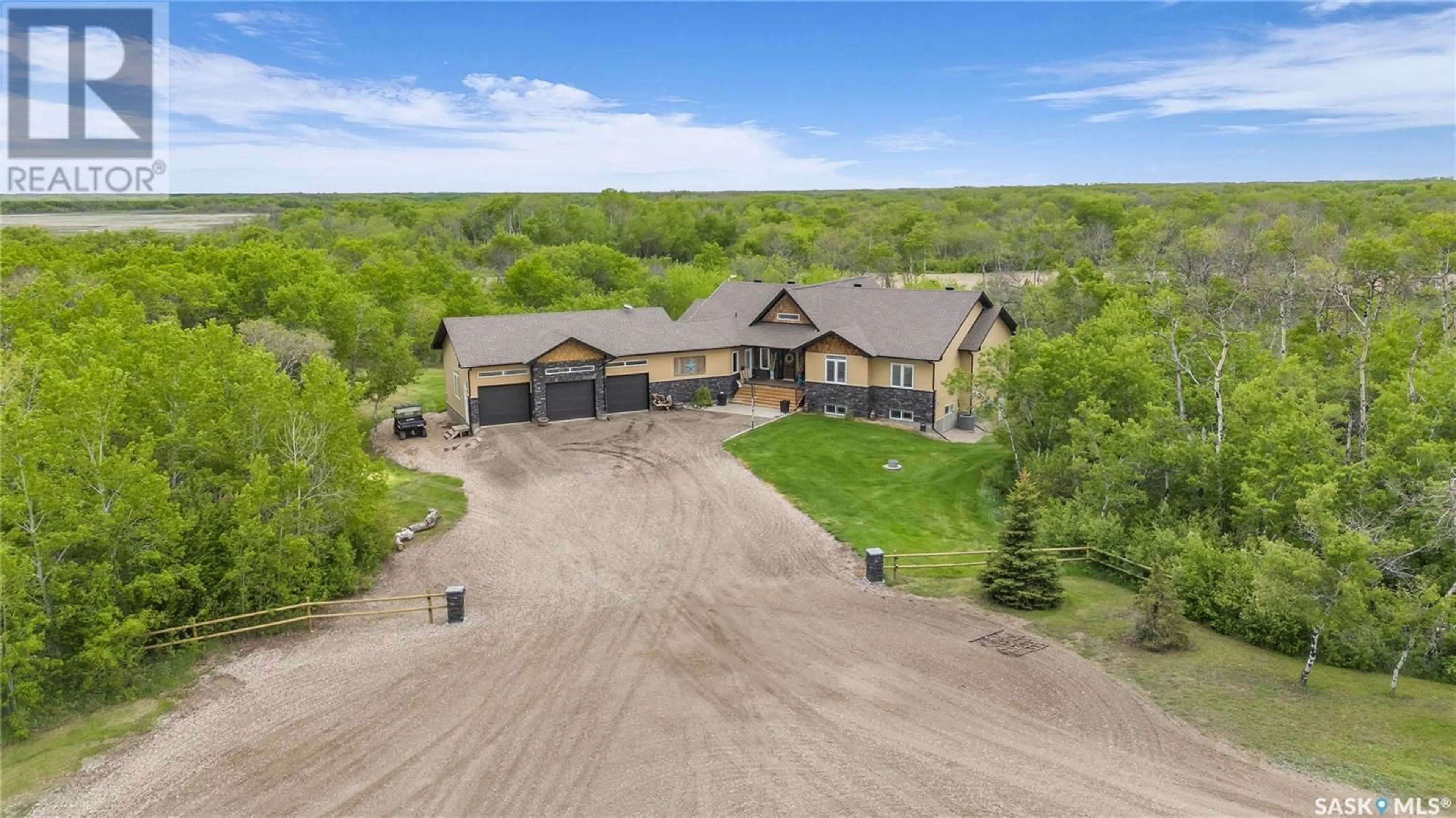 A pic from outside/outdoor area/front of a property/back of a property/a pic from drone, building for KING COUNTRY ACREAGE, Dundurn Rm No. 314 Saskatchewan S7K3J8