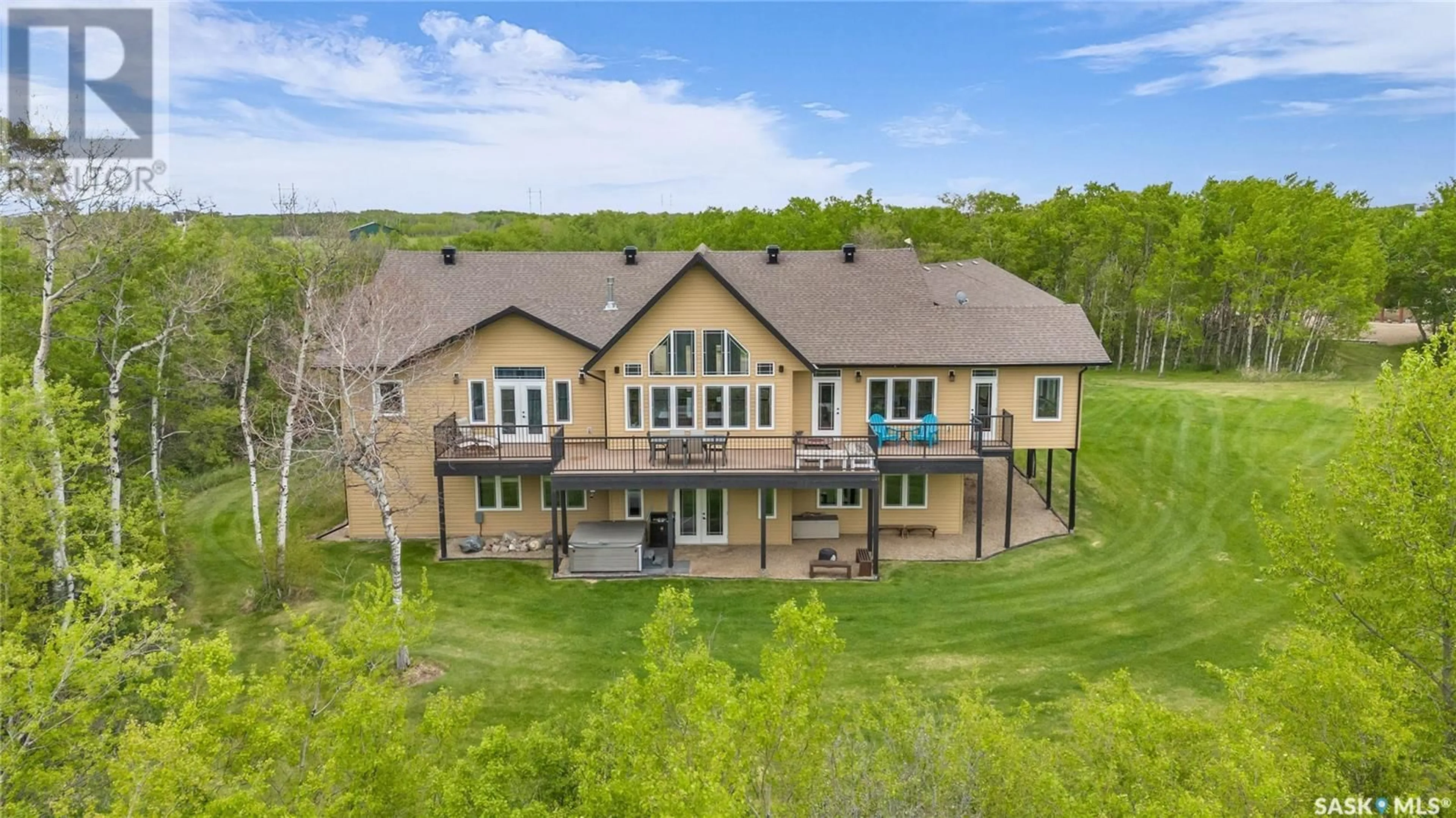 A pic from outside/outdoor area/front of a property/back of a property/a pic from drone, building for KING COUNTRY ACREAGE, Dundurn Rm No. 314 Saskatchewan S7K3J8