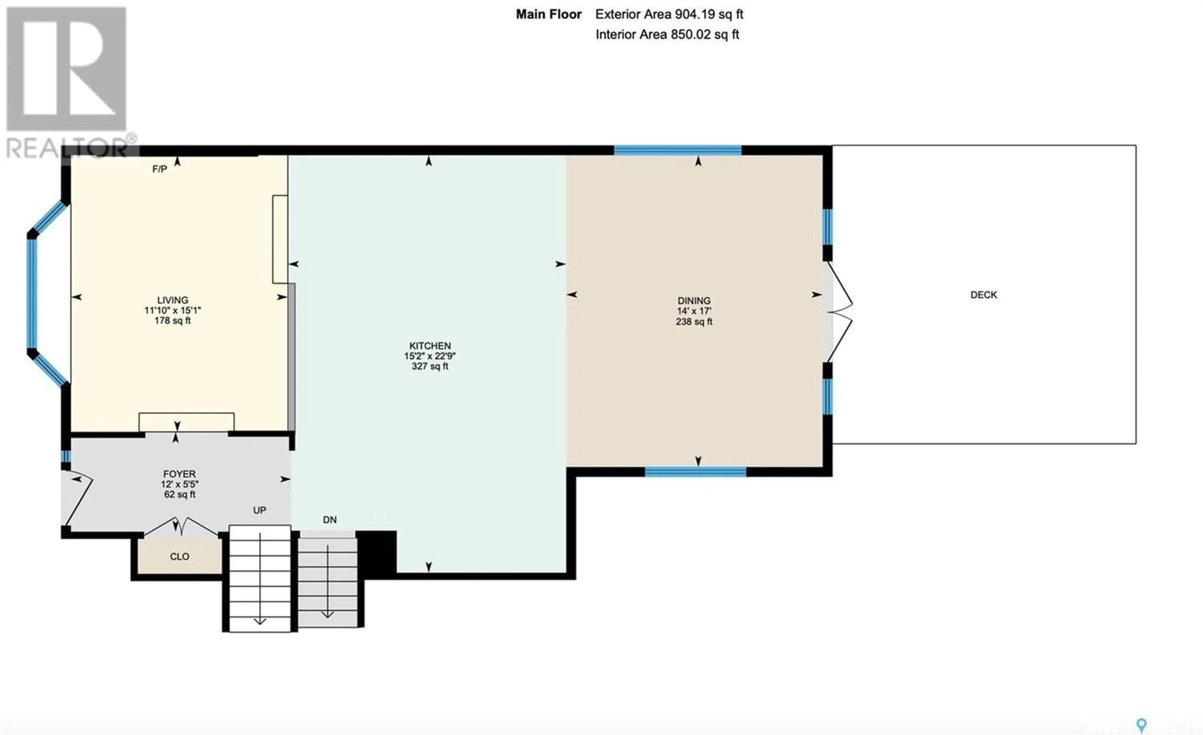 Floor plan for 206 Clinton PLACE, Swift Current Saskatchewan S9H4K2