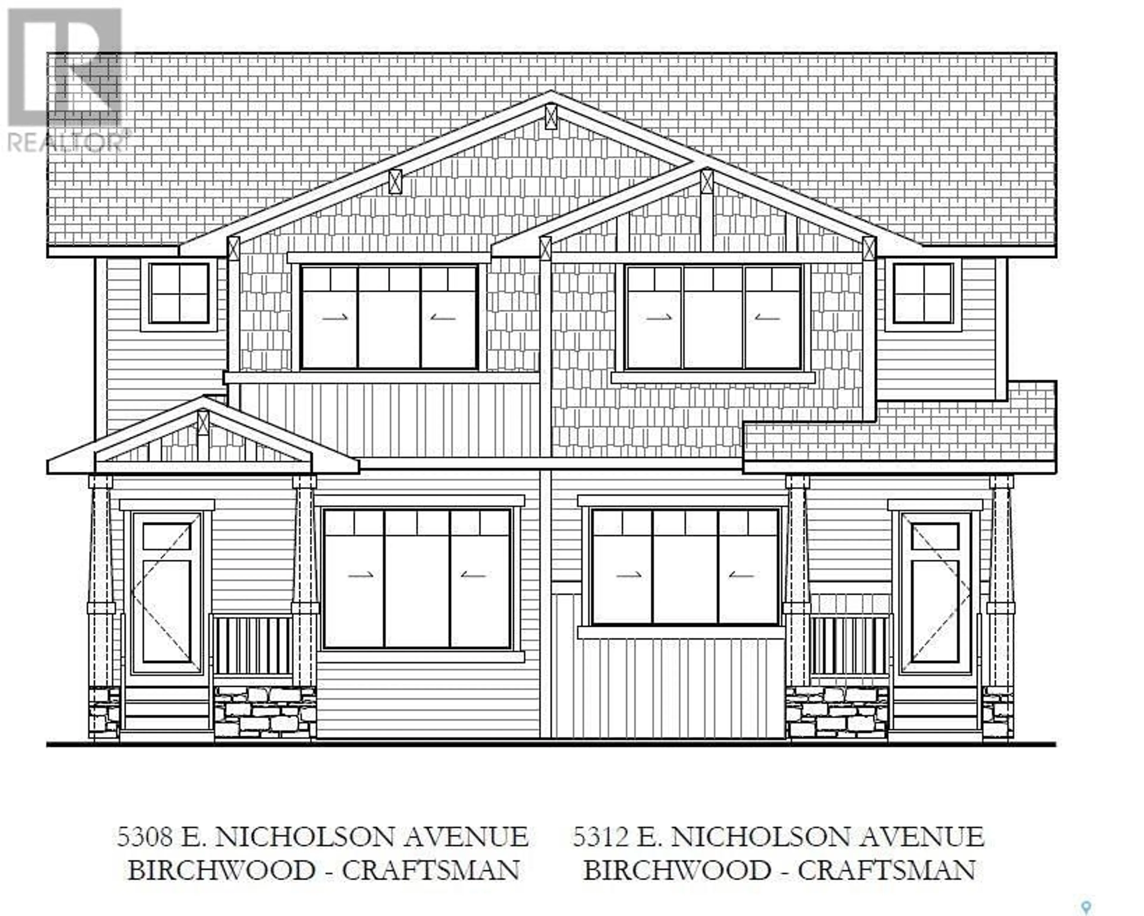 Frontside or backside of a home for 5312 Nicholson AVENUE, Regina Saskatchewan S4V4B6