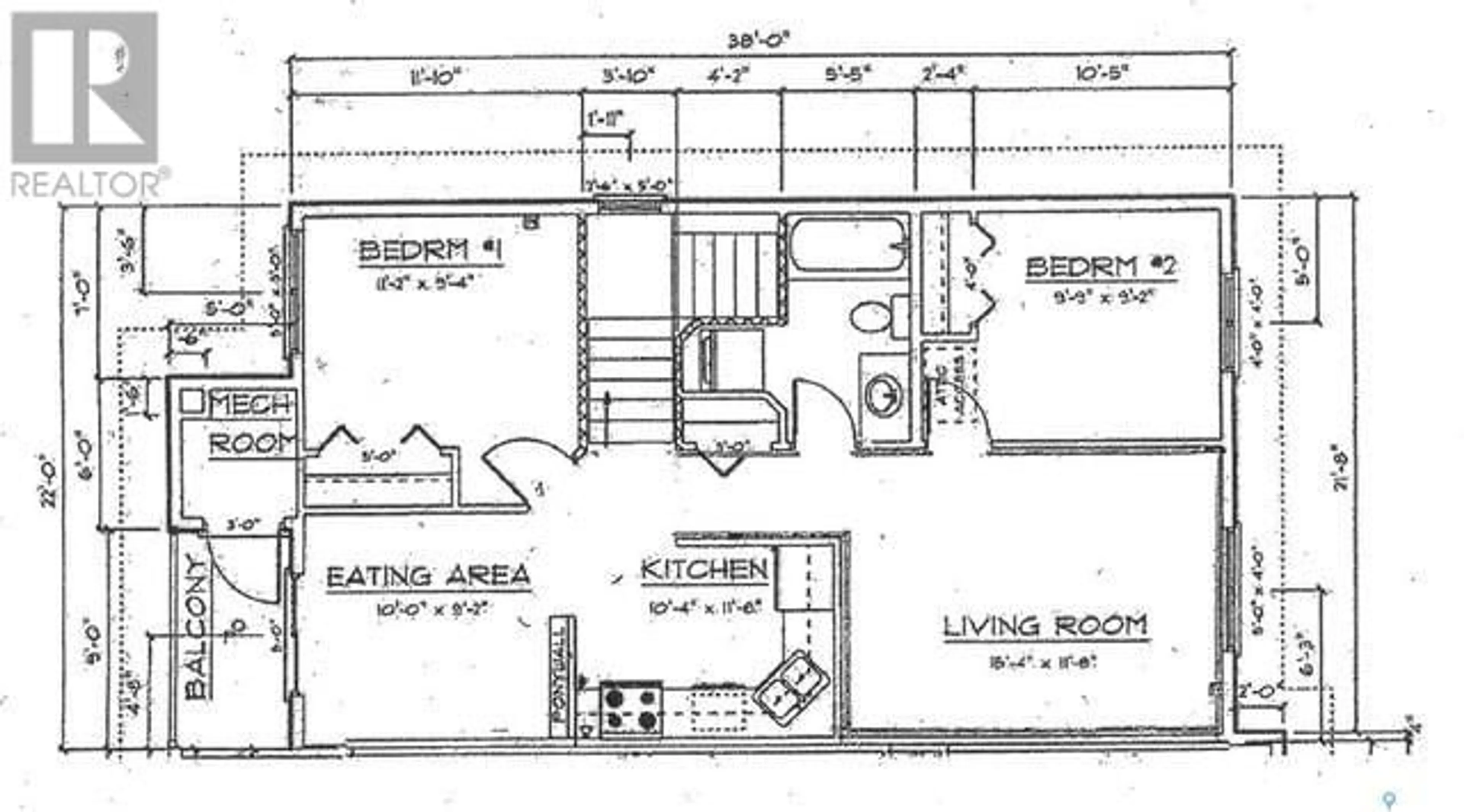 Floor plan for 2267 Treetop LANE, Regina Saskatchewan S4P4V8