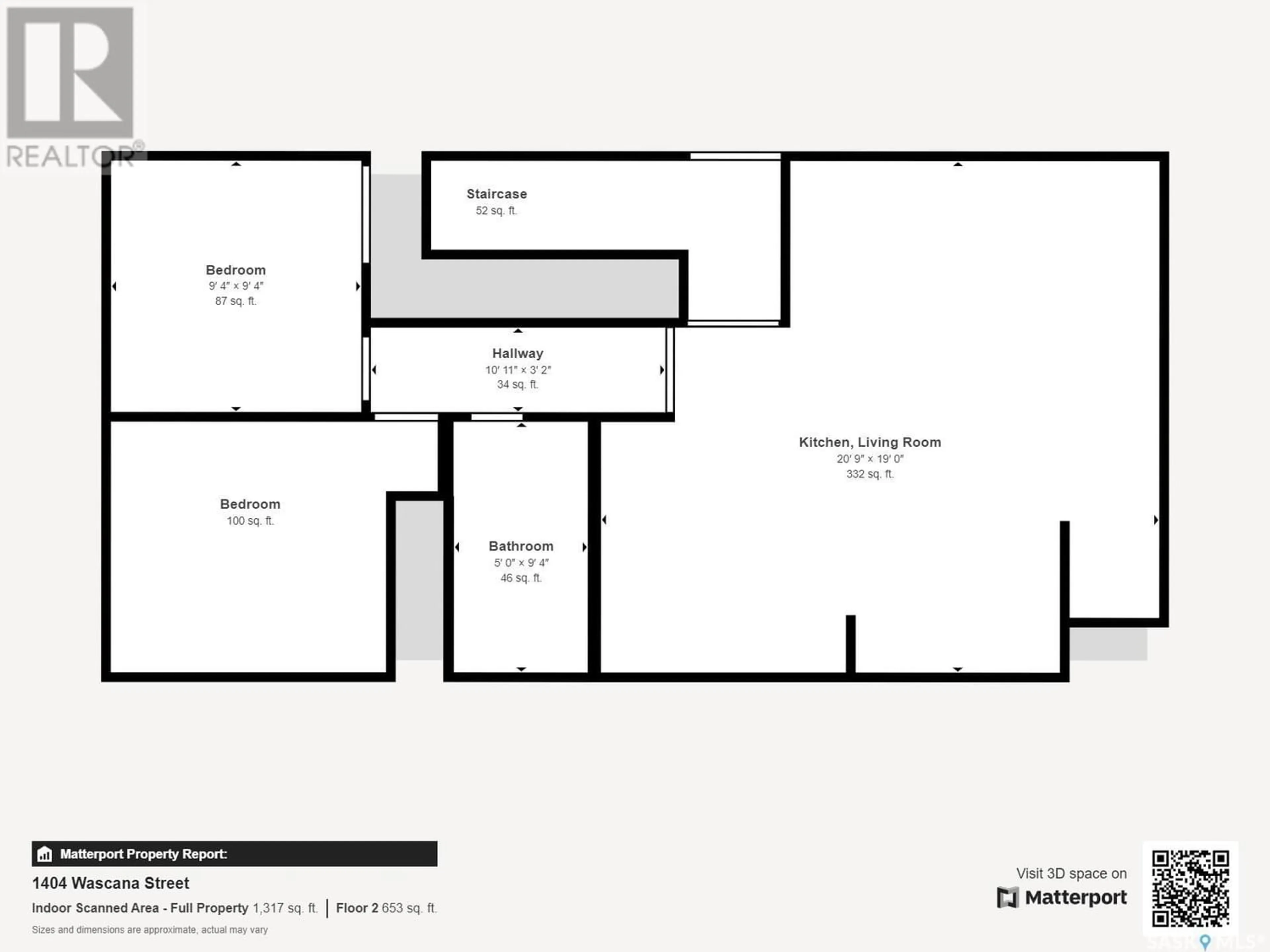Floor plan for 1404 WASCANA STREET, Regina Saskatchewan S4T4J5