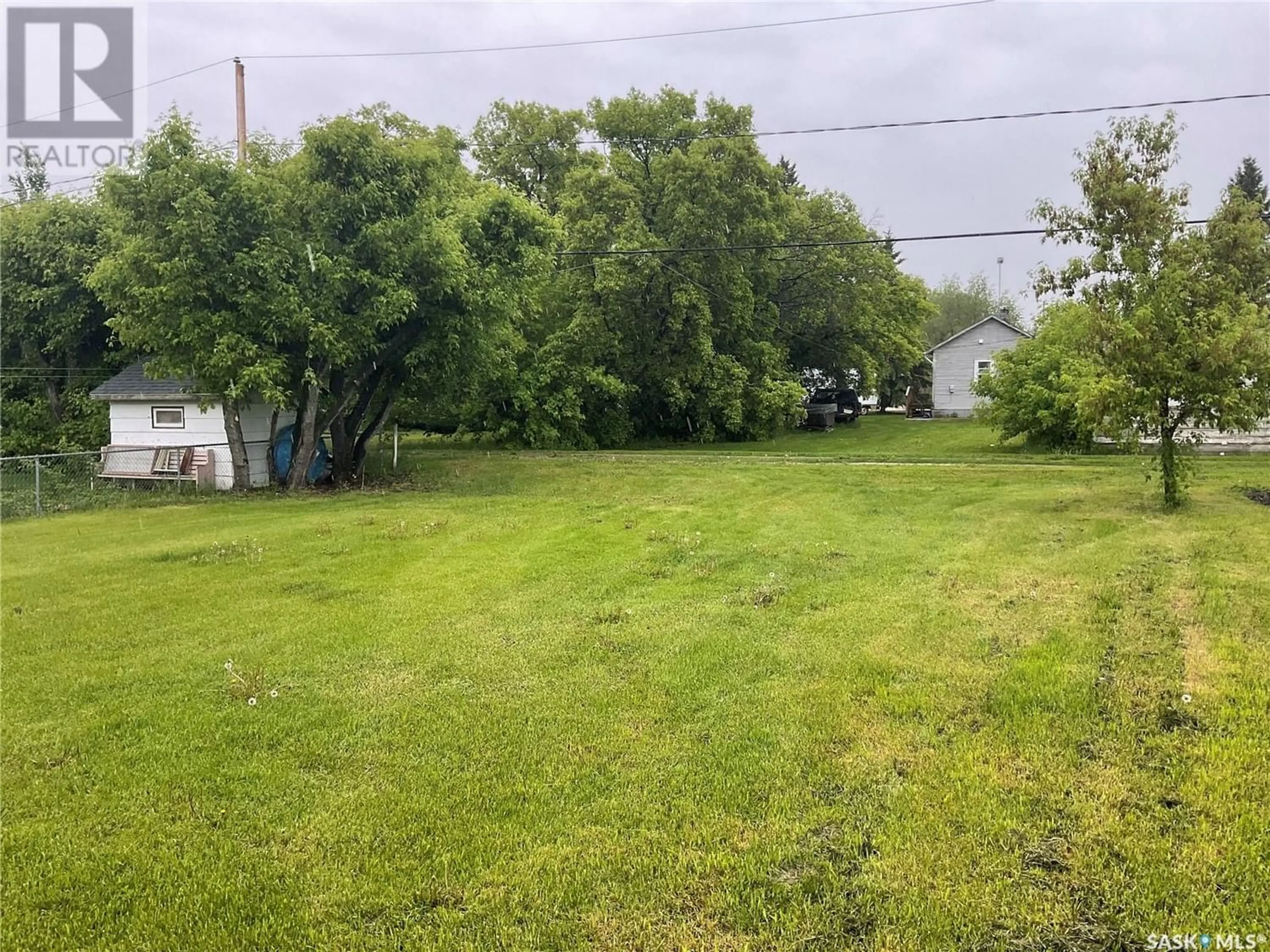 Fenced yard for 217 Railway STREET W, Blaine Lake Saskatchewan S0J0J0