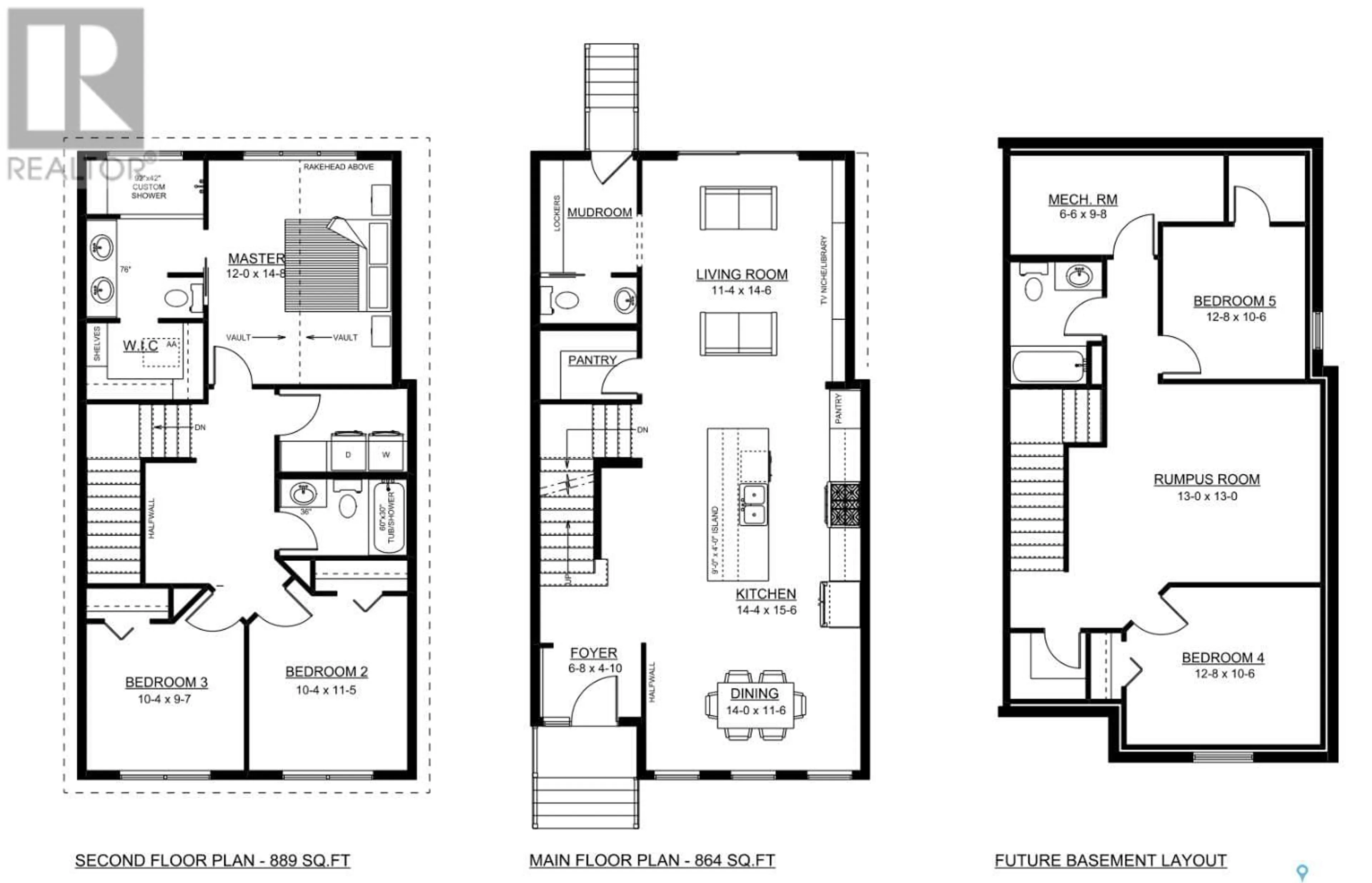 Floor plan for 1029 Schulyer STREET, Saskatoon Saskatchewan S7M1L1