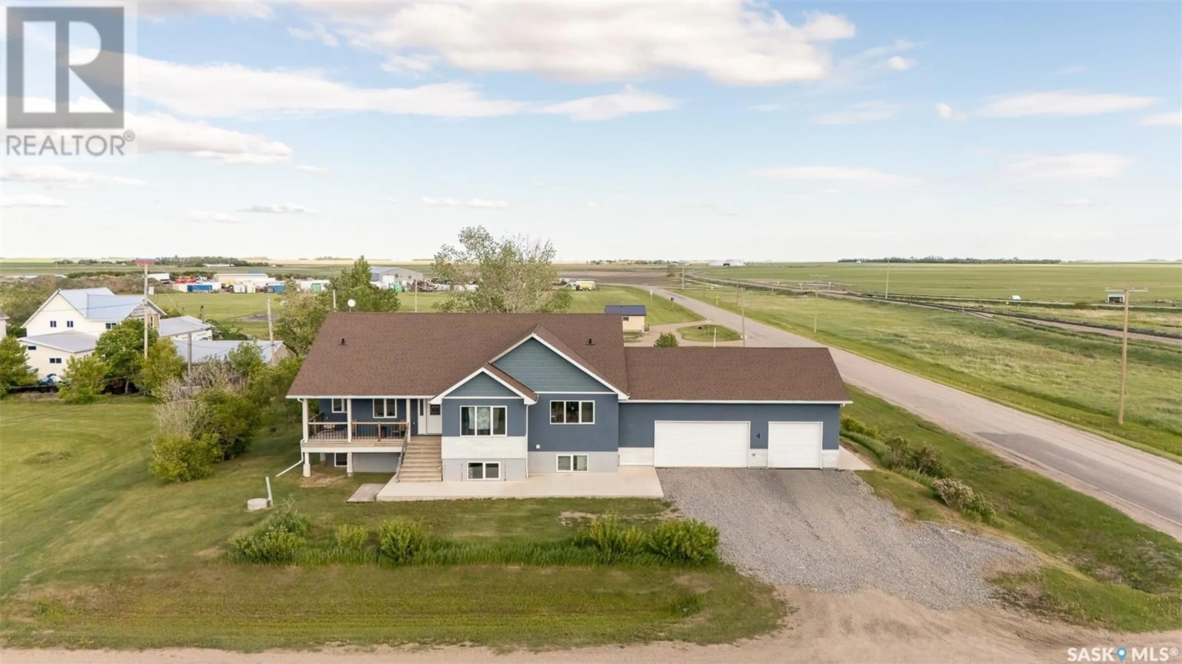 A pic from outside/outdoor area/front of a property/back of a property/a pic from drone, unknown for 1 BROWNLEE STREET, Tuxford Saskatchewan S0H4C0