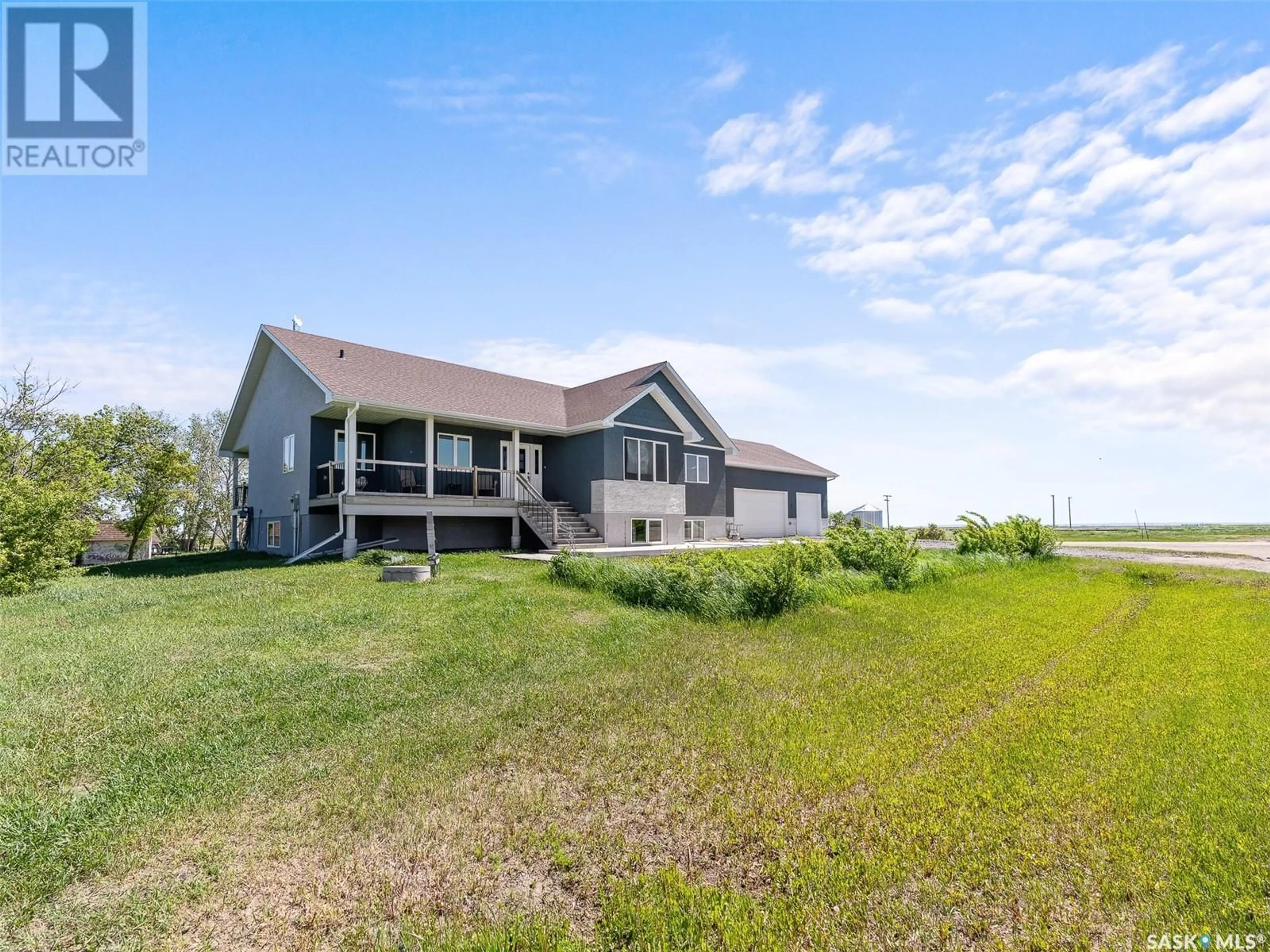 A pic from outside/outdoor area/front of a property/back of a property/a pic from drone, water/lake/river/ocean view for 1 BROWNLEE STREET, Tuxford Saskatchewan S0H4C0