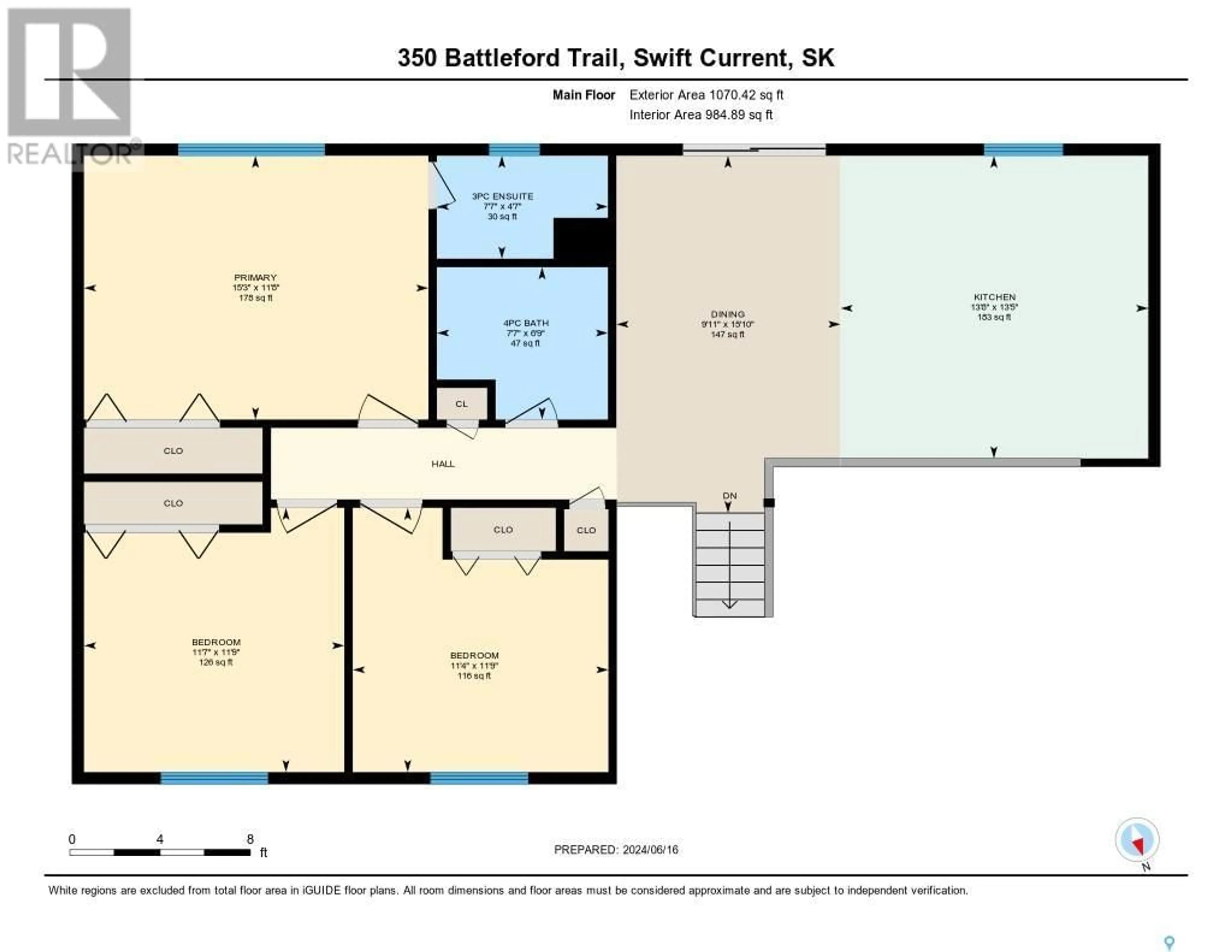 Floor plan for 350 Battleford TRAIL, Swift Current Saskatchewan S9H4N3