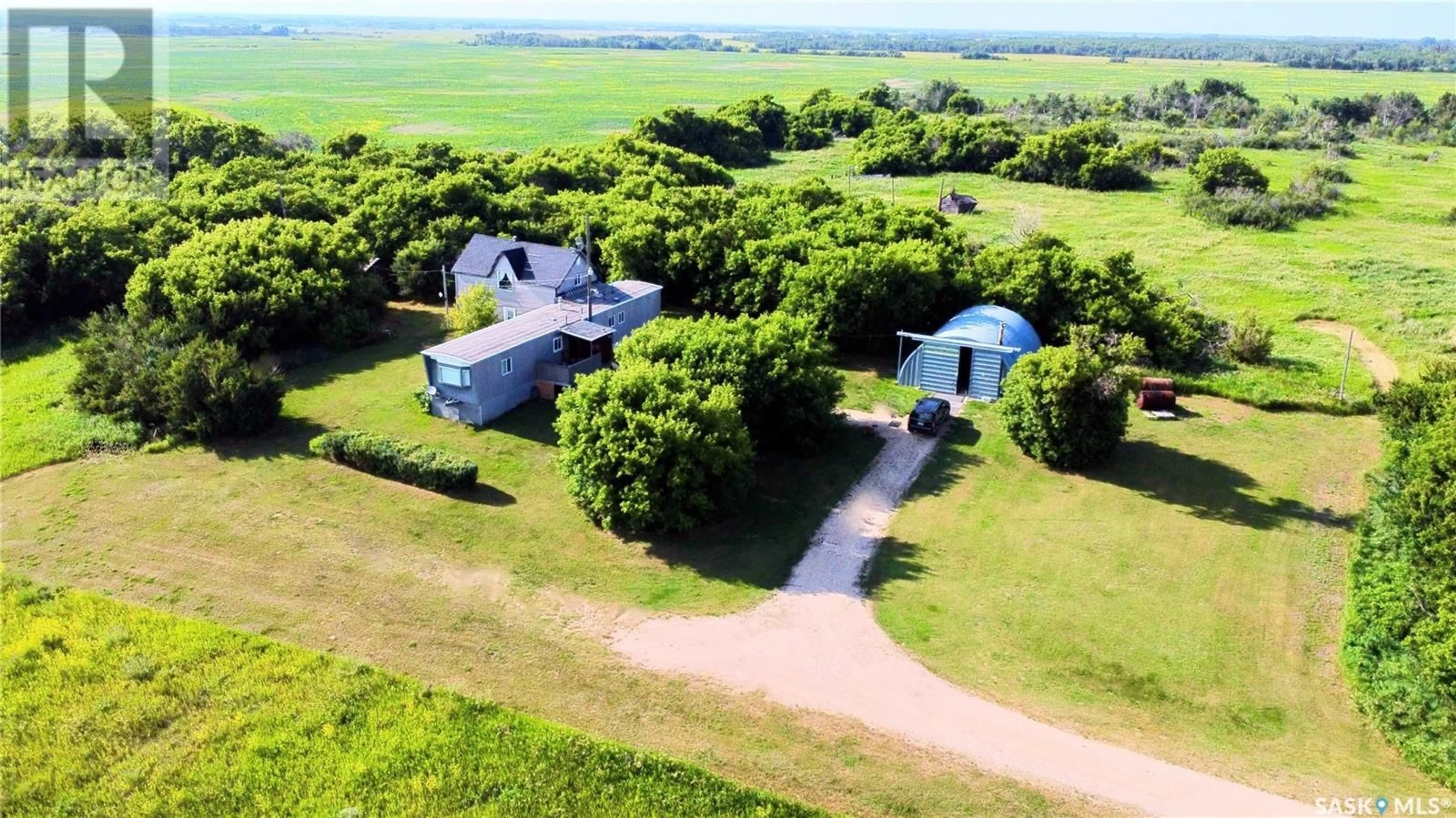 A pic from outside/outdoor area/front of a property/back of a property/a pic from drone, unknown for ACREAGE HWY 9, Cana Rm No. 214 Saskatchewan S0A4K0