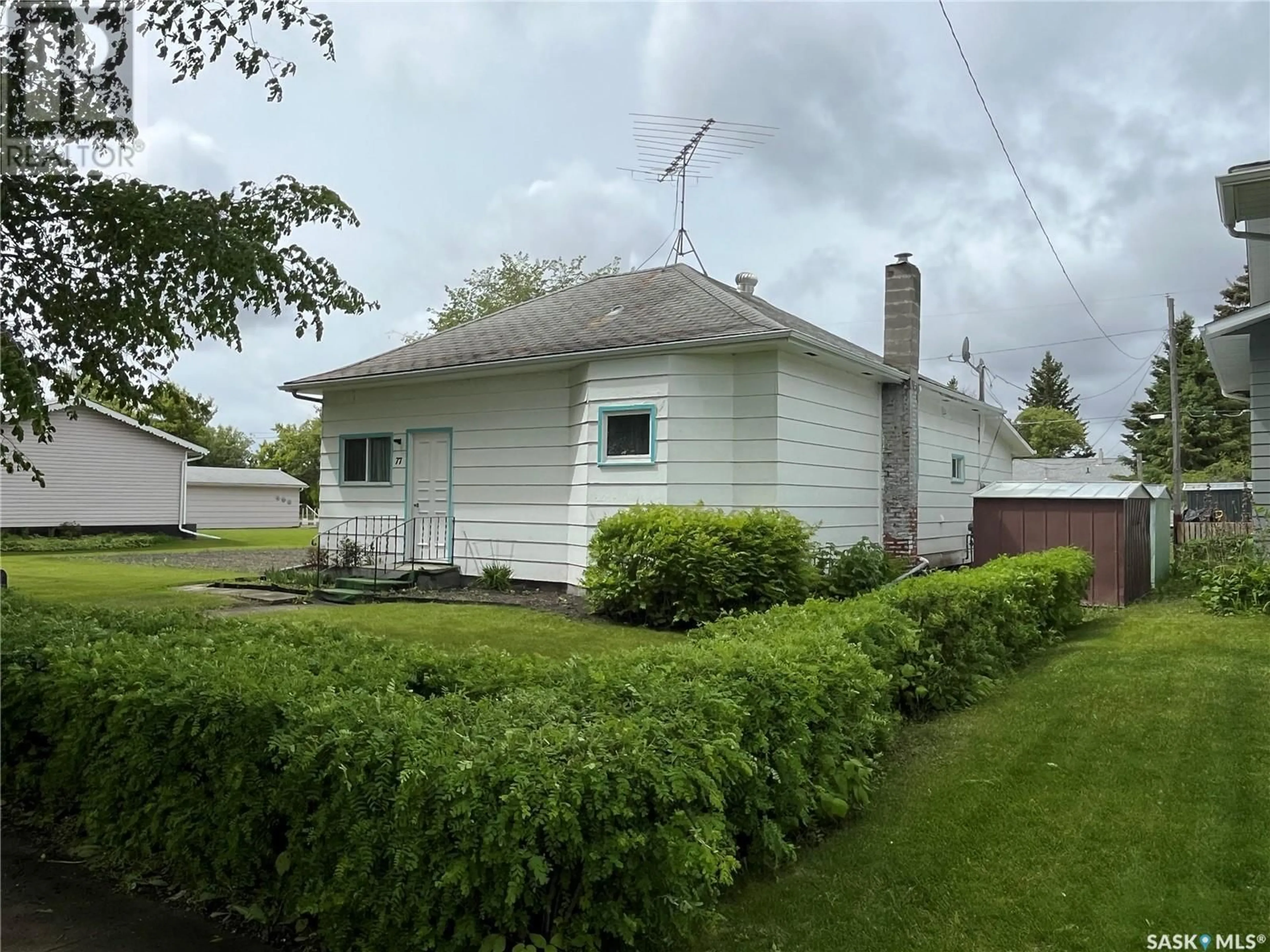 Frontside or backside of a home for 77 3rd STREET NE, Wadena Saskatchewan S0A4J0