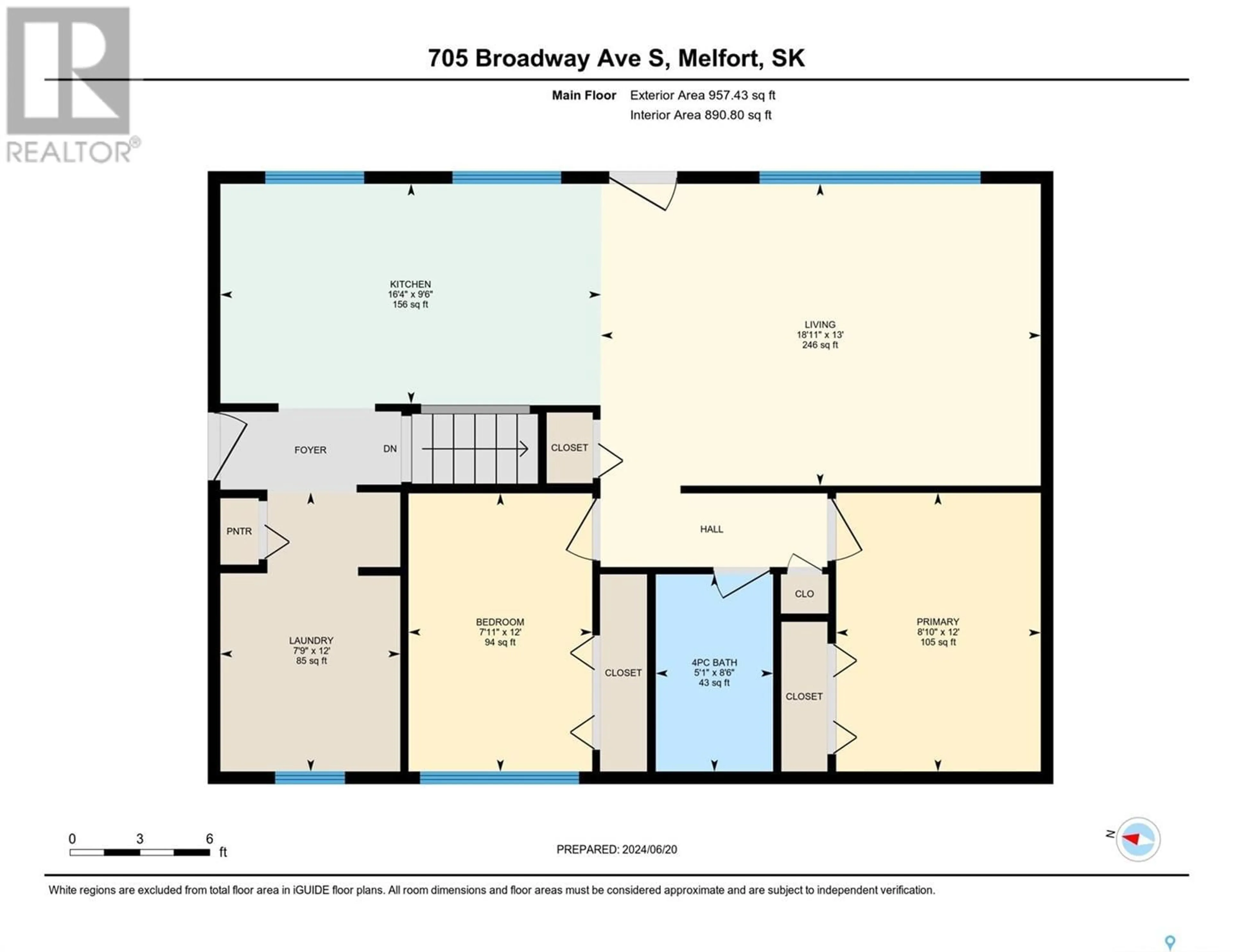 Floor plan for 705 Broadway AVENUE S, Melfort Saskatchewan S0E1A0