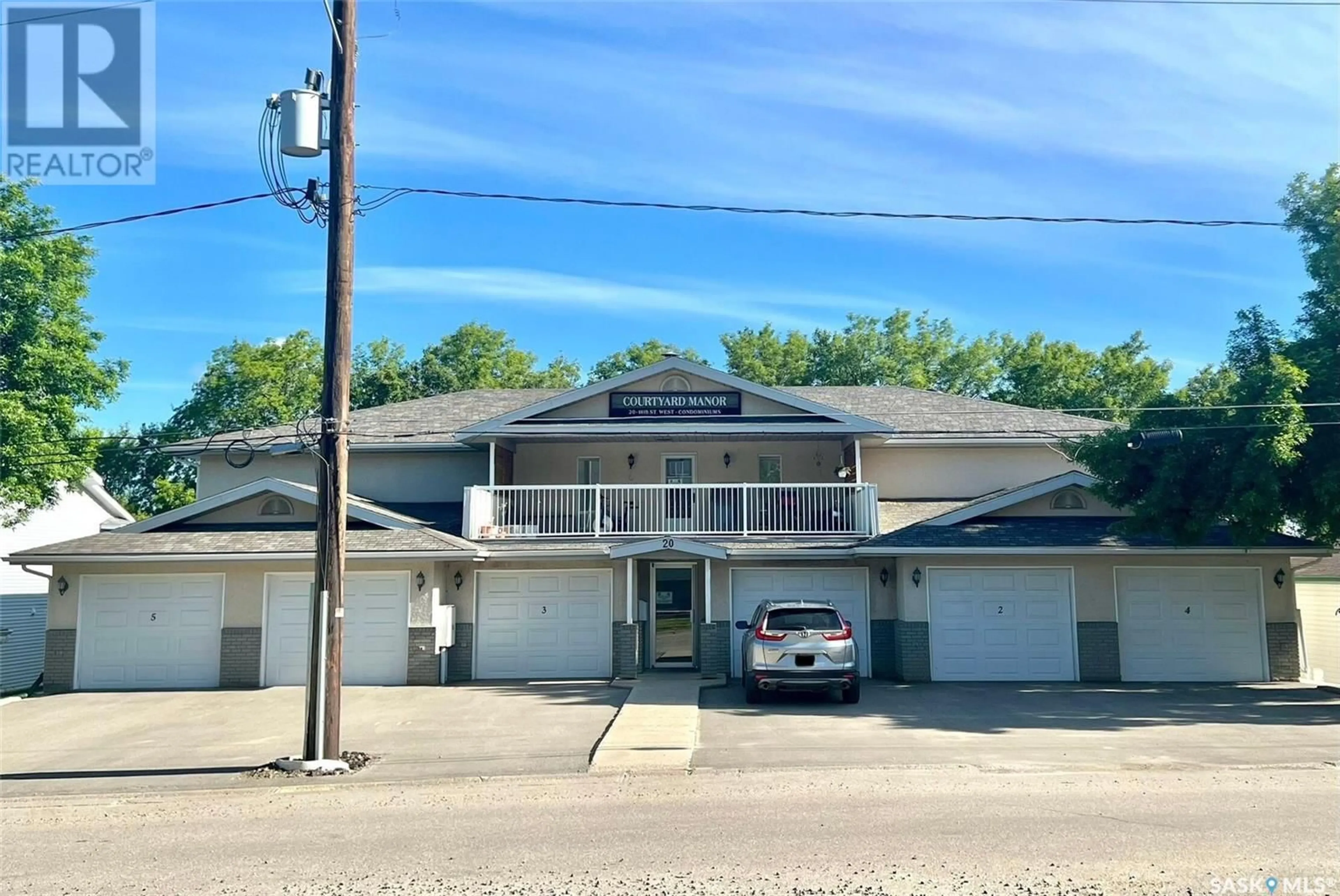 A pic from outside/outdoor area/front of a property/back of a property/a pic from drone, unknown for W - 6 20 18TH STREET, Prince Albert Saskatchewan S6V3Z7
