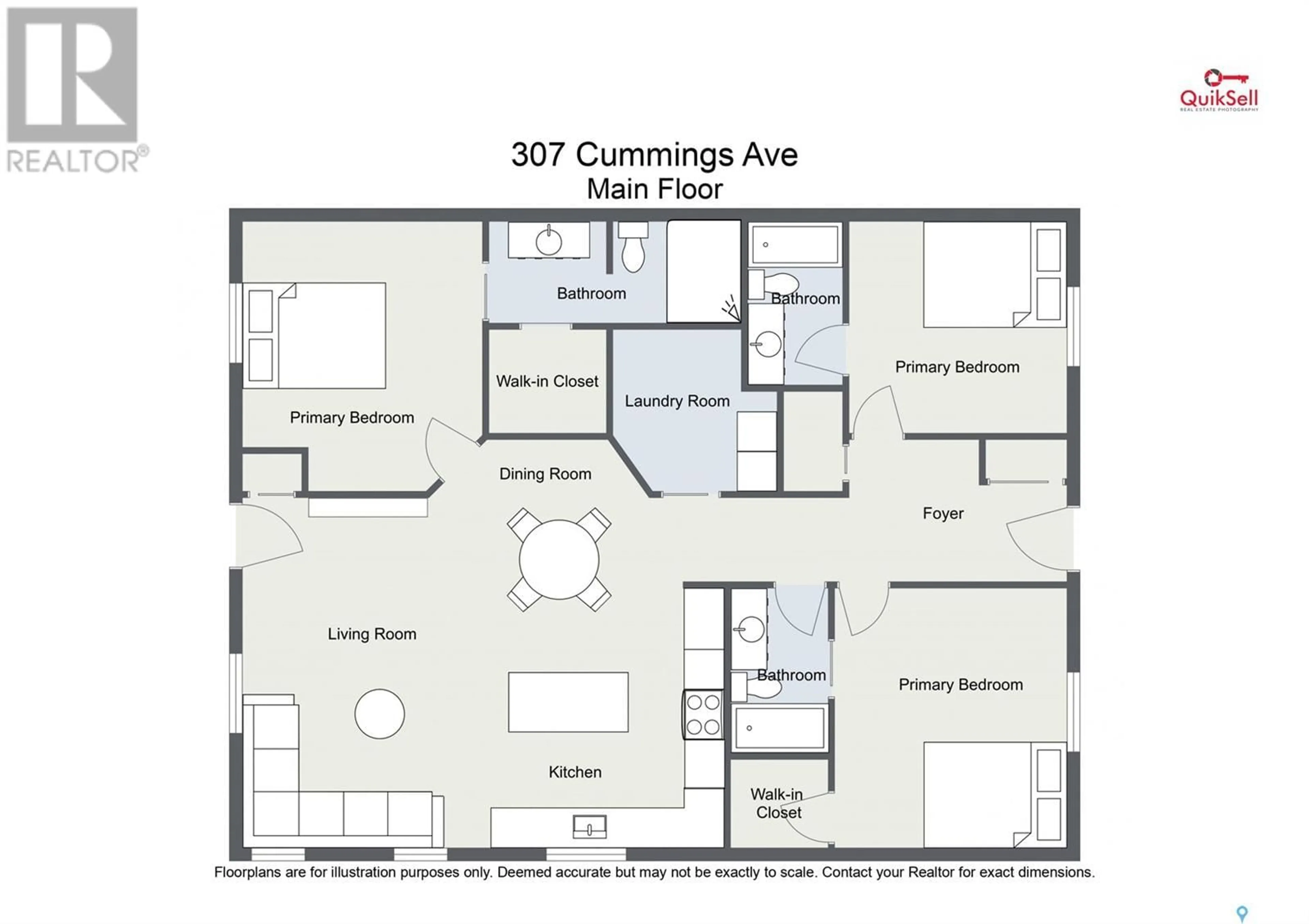 Floor plan for 307 Cumming AVENUE, Manitou Beach Saskatchewan S0K4T1