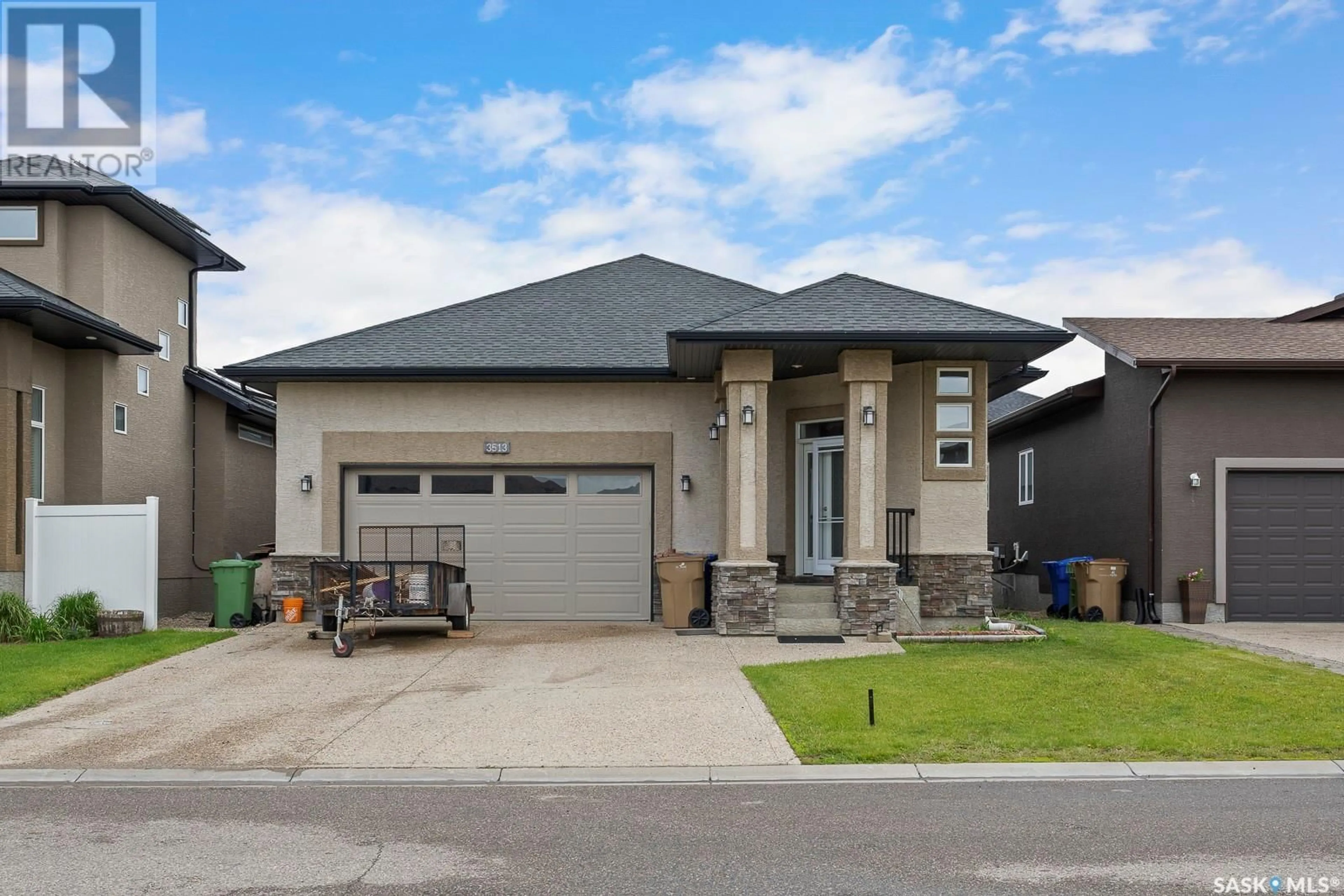 Frontside or backside of a home for 3513 GREEN WATER DRIVE, Regina Saskatchewan S4V1R4