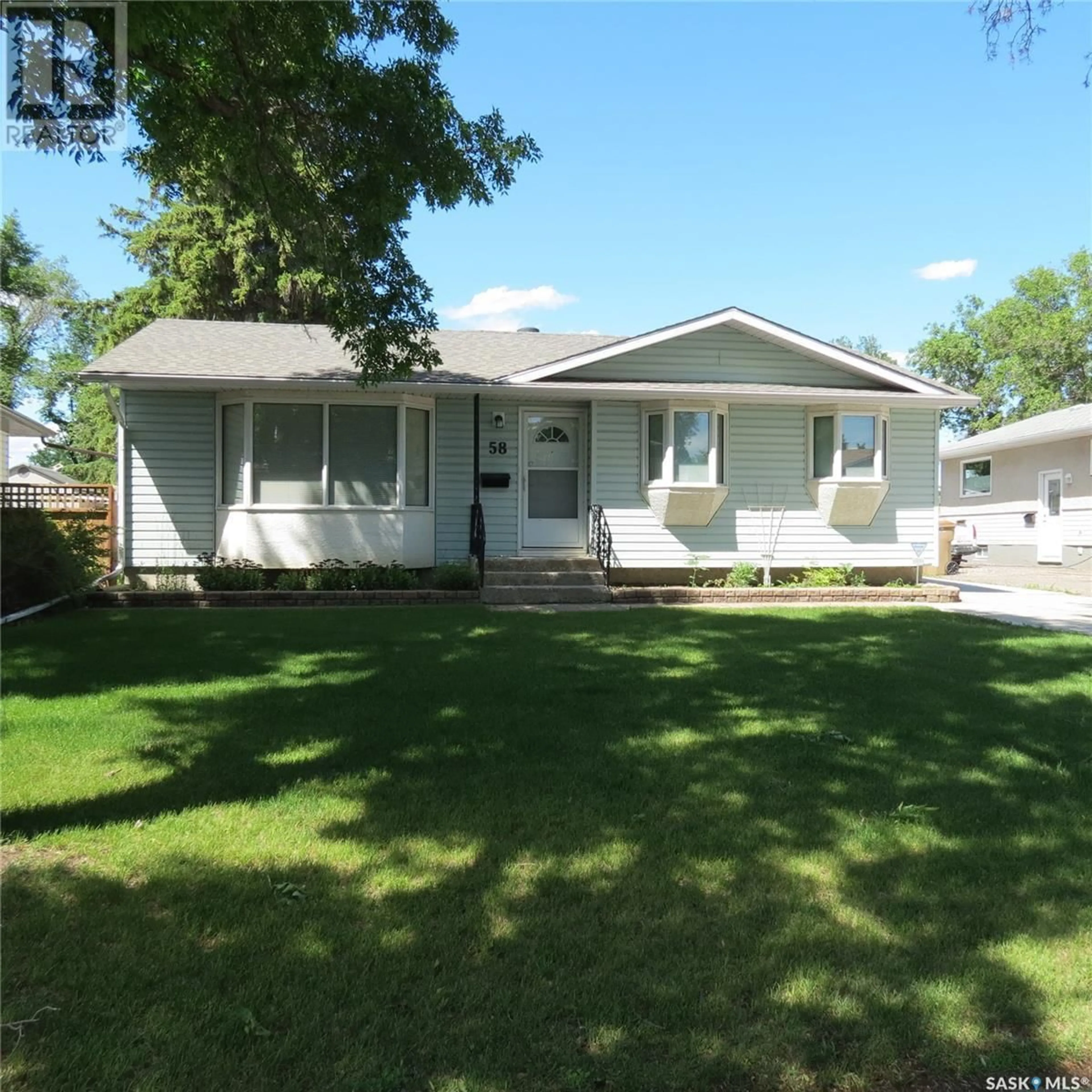 Frontside or backside of a home for 58 Hammond ROAD, Regina Saskatchewan S4R6Y3