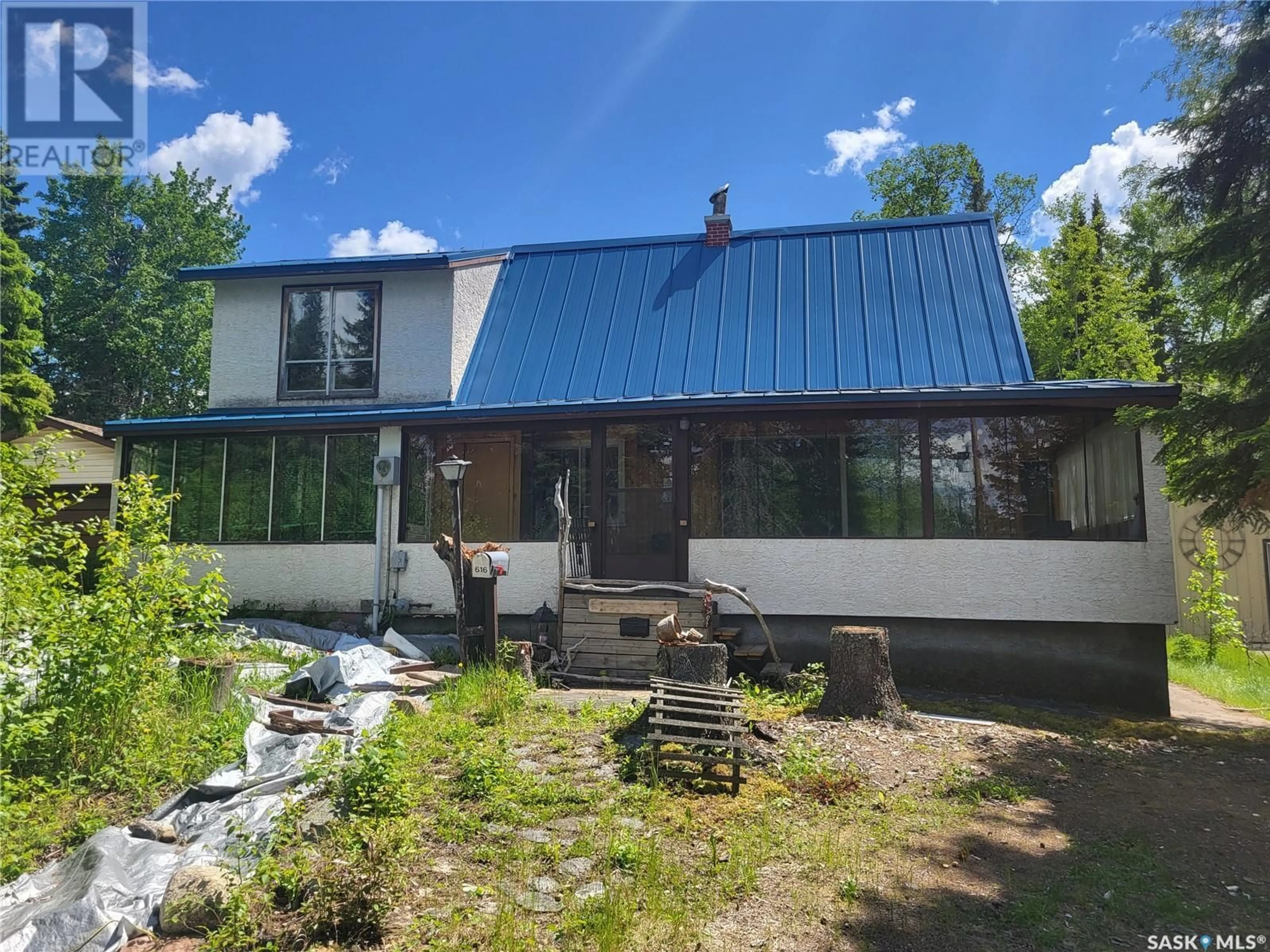 A pic from outside/outdoor area/front of a property/back of a property/a pic from drone, building for 616 WHELAN ROAD, Whelan Bay Saskatchewan S6V2J0