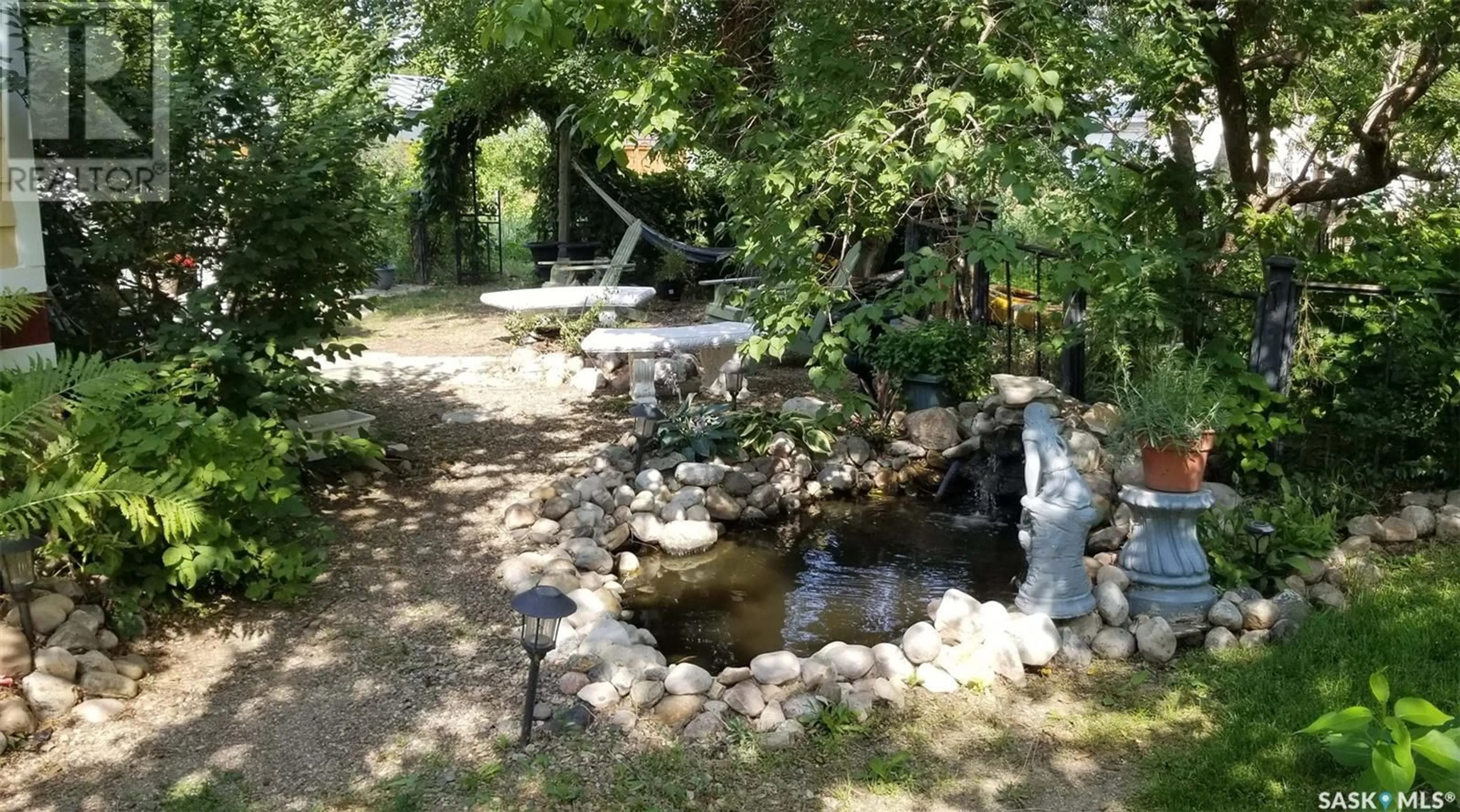 Patio, the fenced backyard for 406 Edward STREET, Radisson Saskatchewan S0K3L0