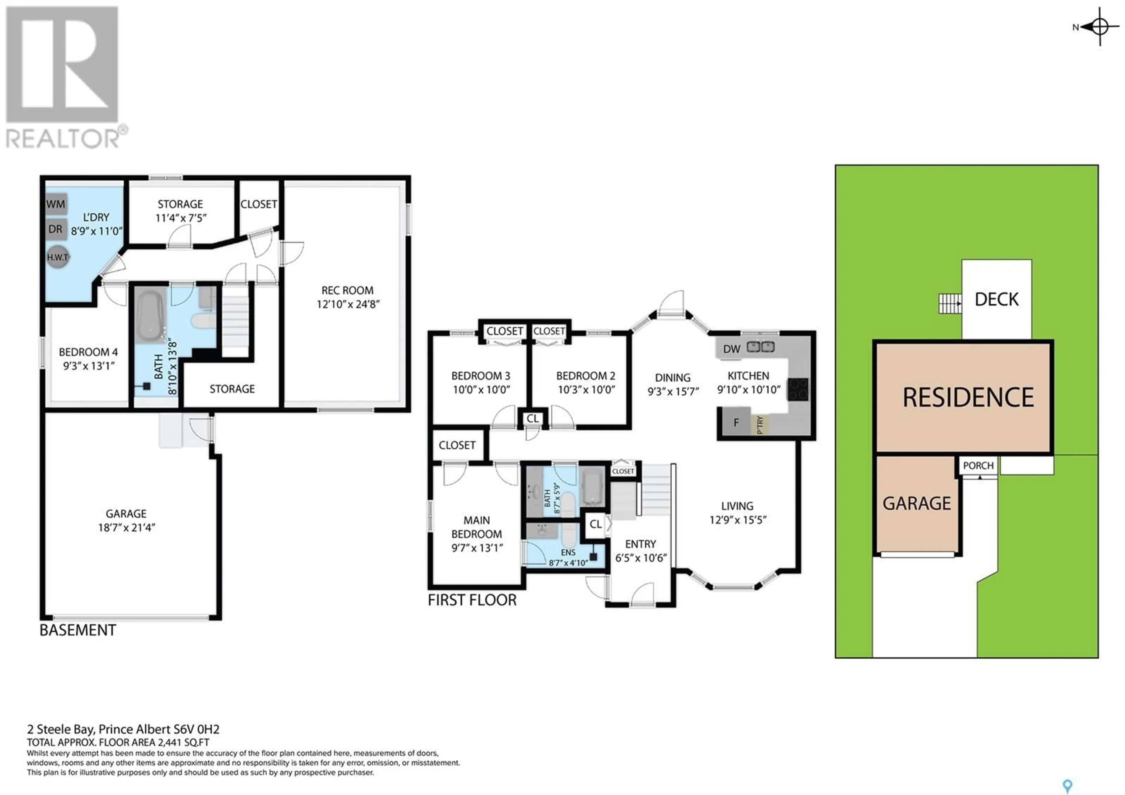 Floor plan for 2 Steele BAY, Prince Albert Saskatchewan S6V0H2