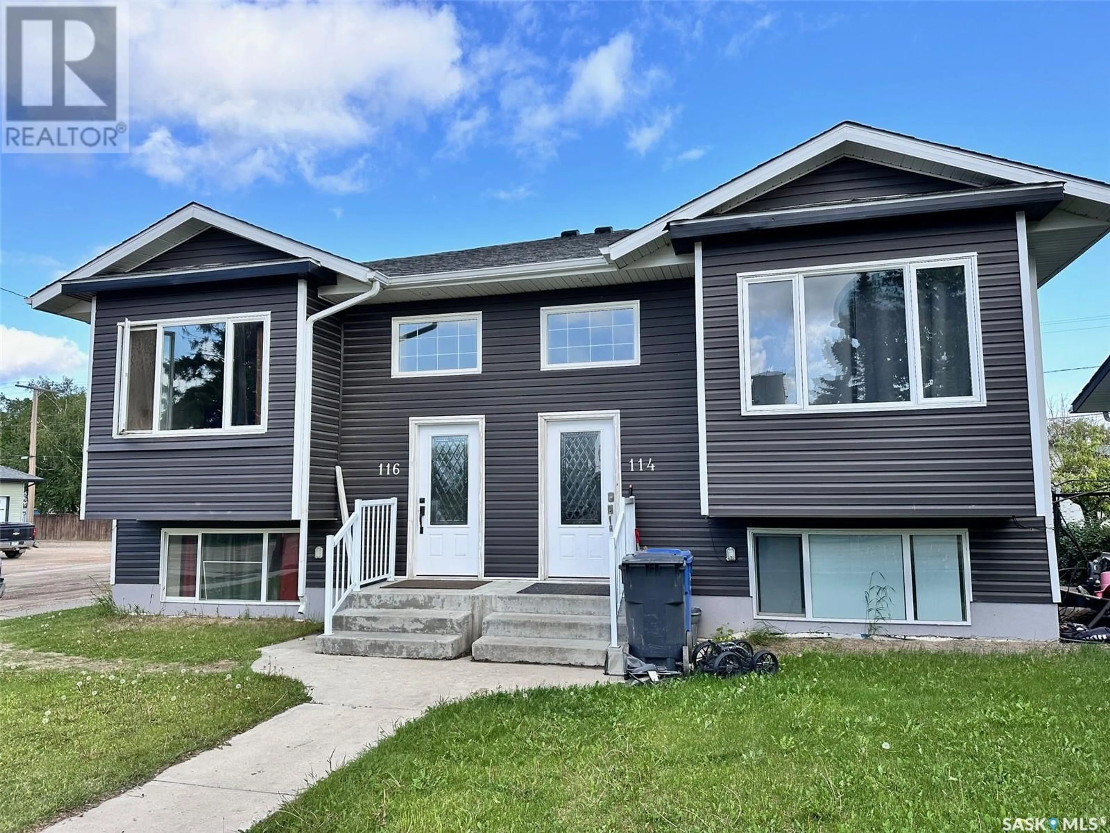 Frontside or backside of a home for 114 & 116 First AVENUE E, Blaine Lake Saskatchewan S0J0J0