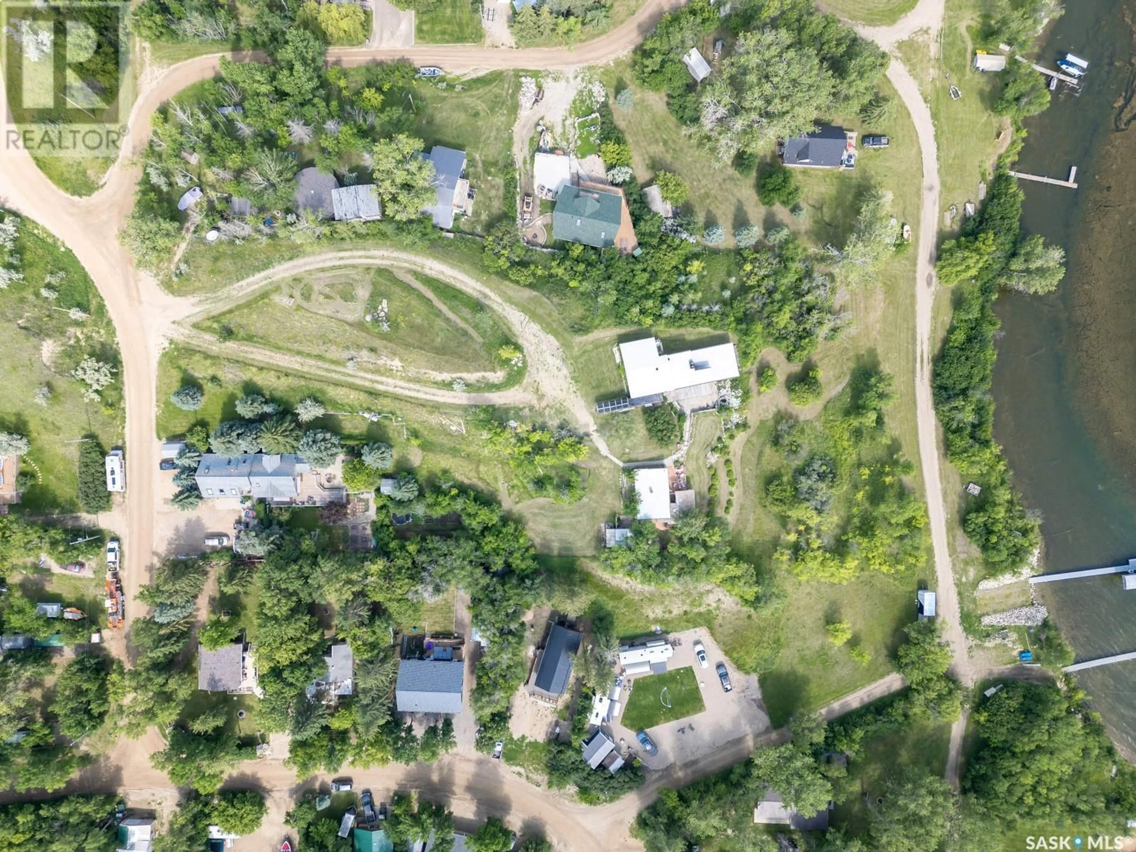A pic from outside/outdoor area/front of a property/back of a property/a pic from drone, street for 120-122 NORTH HAVEN DRIVE, Buffalo Pound Lake Saskatchewan S0H2X0