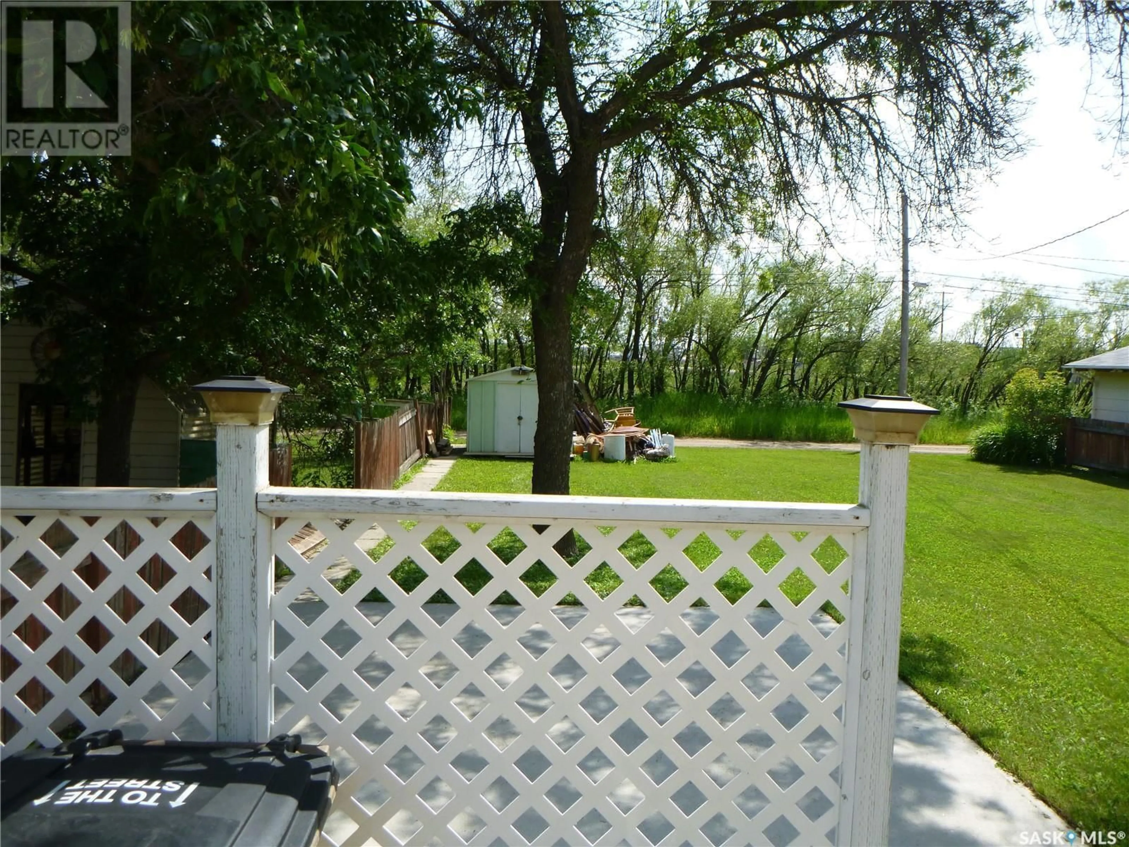 Fenced yard for 608 97th AVENUE, Tisdale Saskatchewan S0E1T0